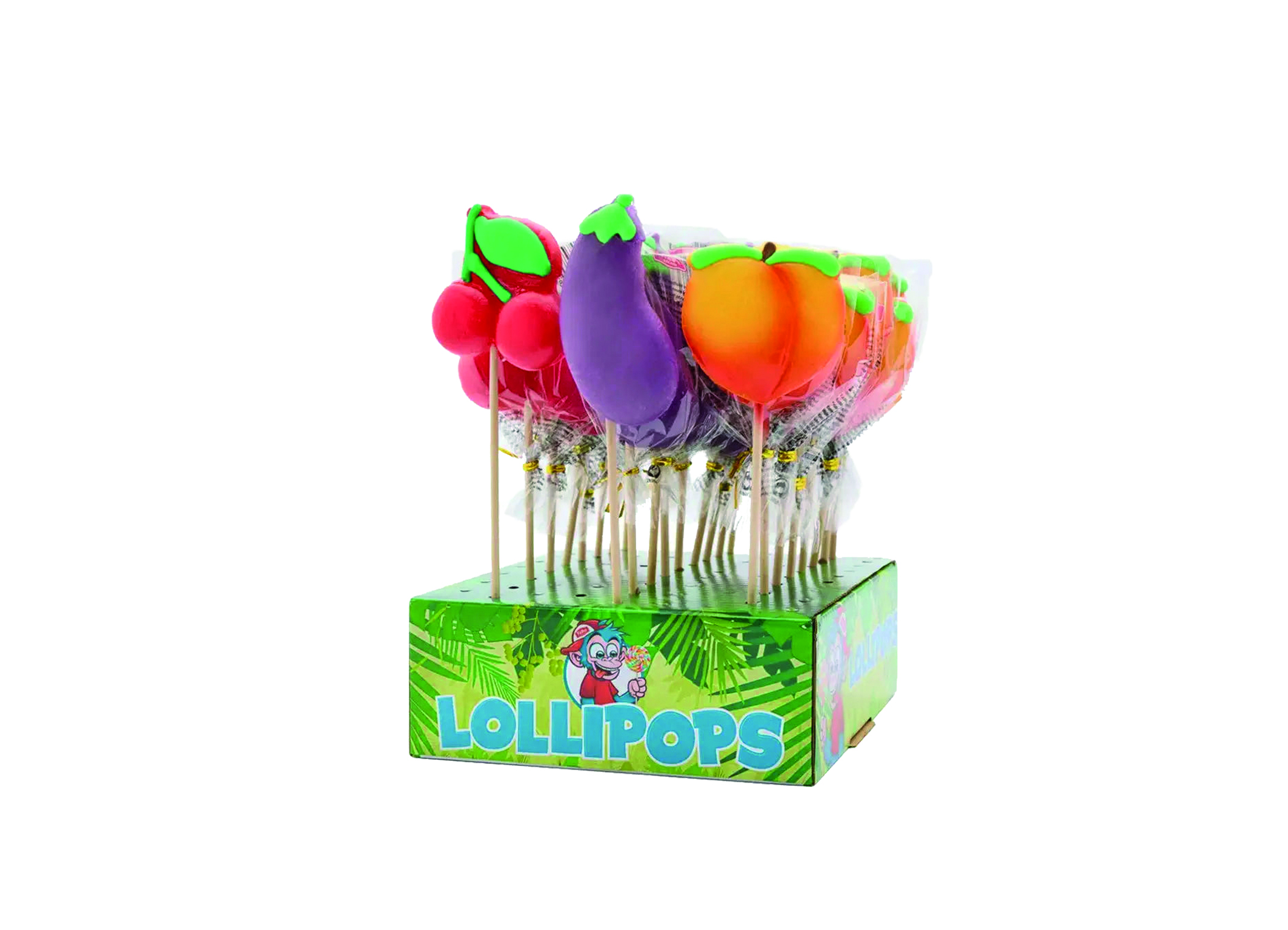 (Bild für) Felko Fruit Emoticons Lollipops 45g 24
