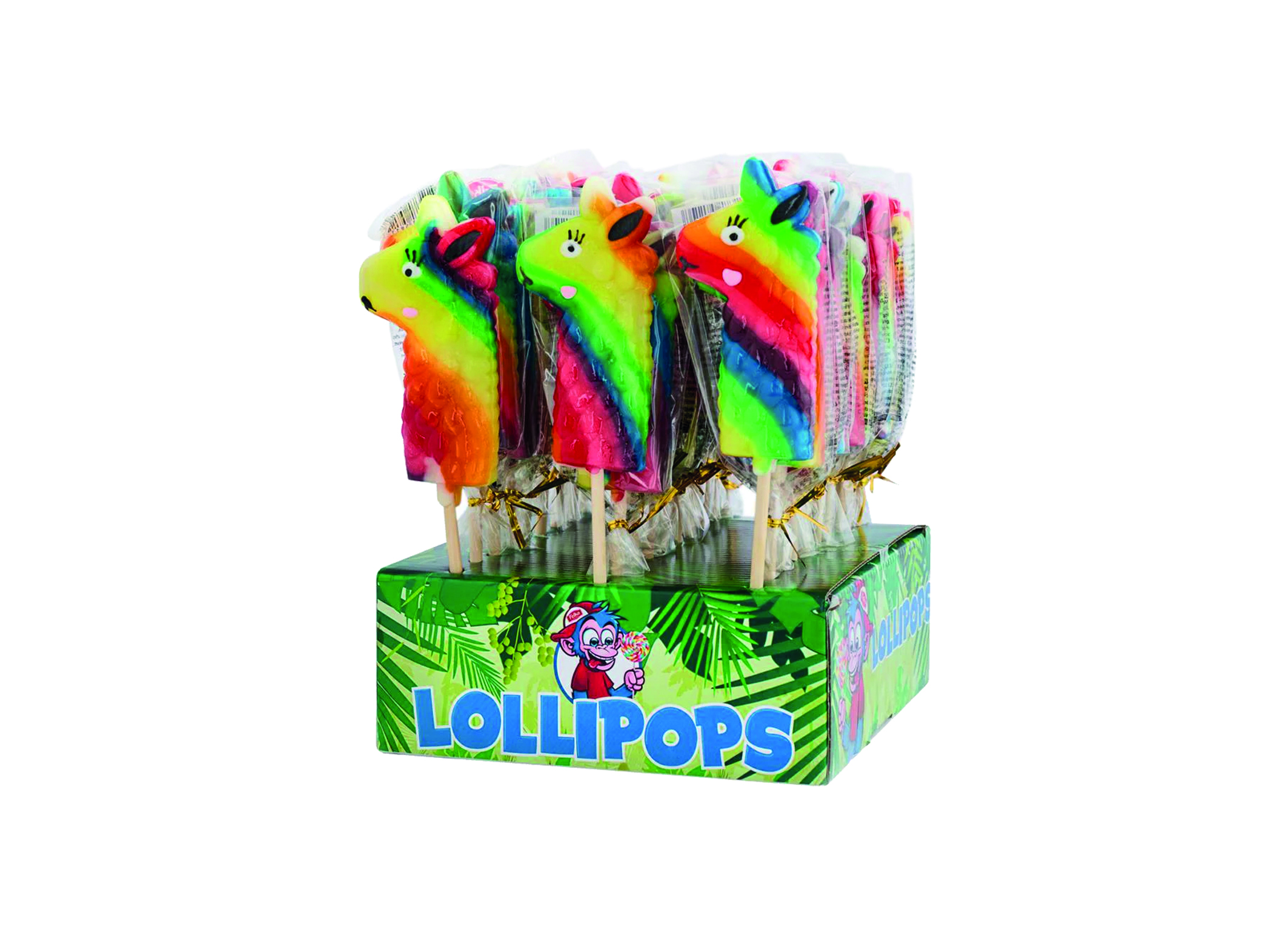 (Bild für) Felko Alpaca Rainbow Lollipops 65g 30