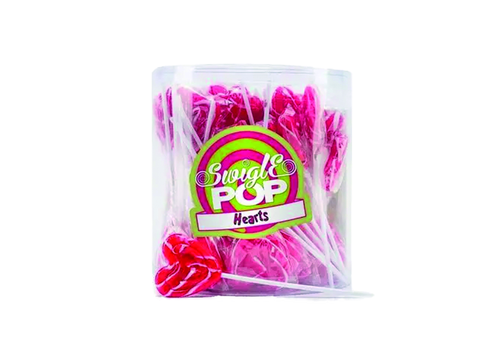 (Bild für) Swigle Pops Mini Hearts 12g 50 Stk. 1