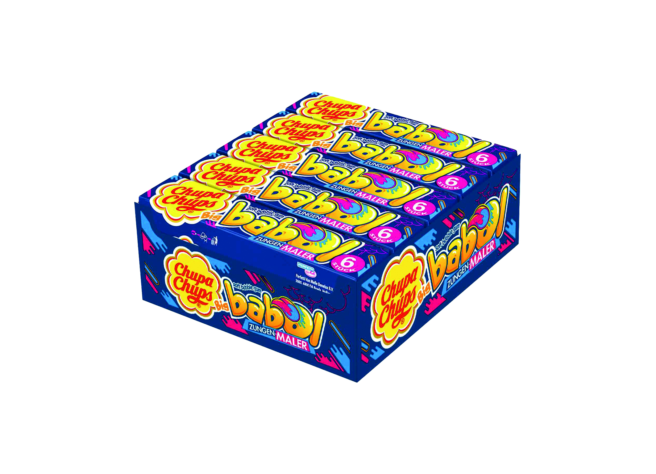 (Bild für) Chupa Chups Big Babol Tongue Painter 28g 20