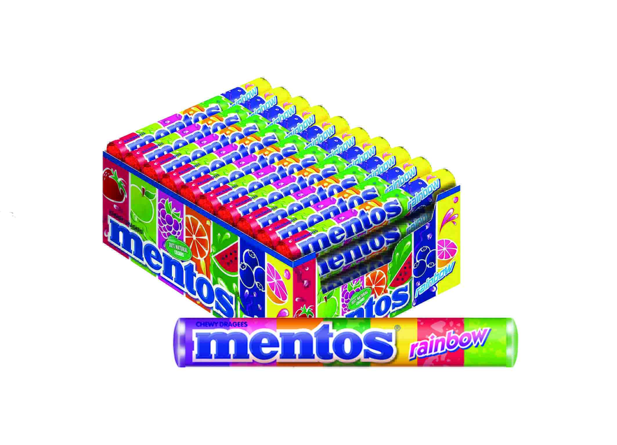 (Bild für) Mentos Rainbow Single 37,5g 40