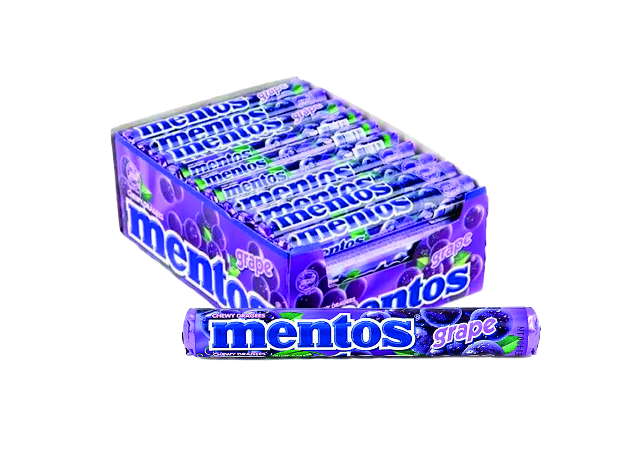 (Bild für) Mentos Grape Single 29g 14