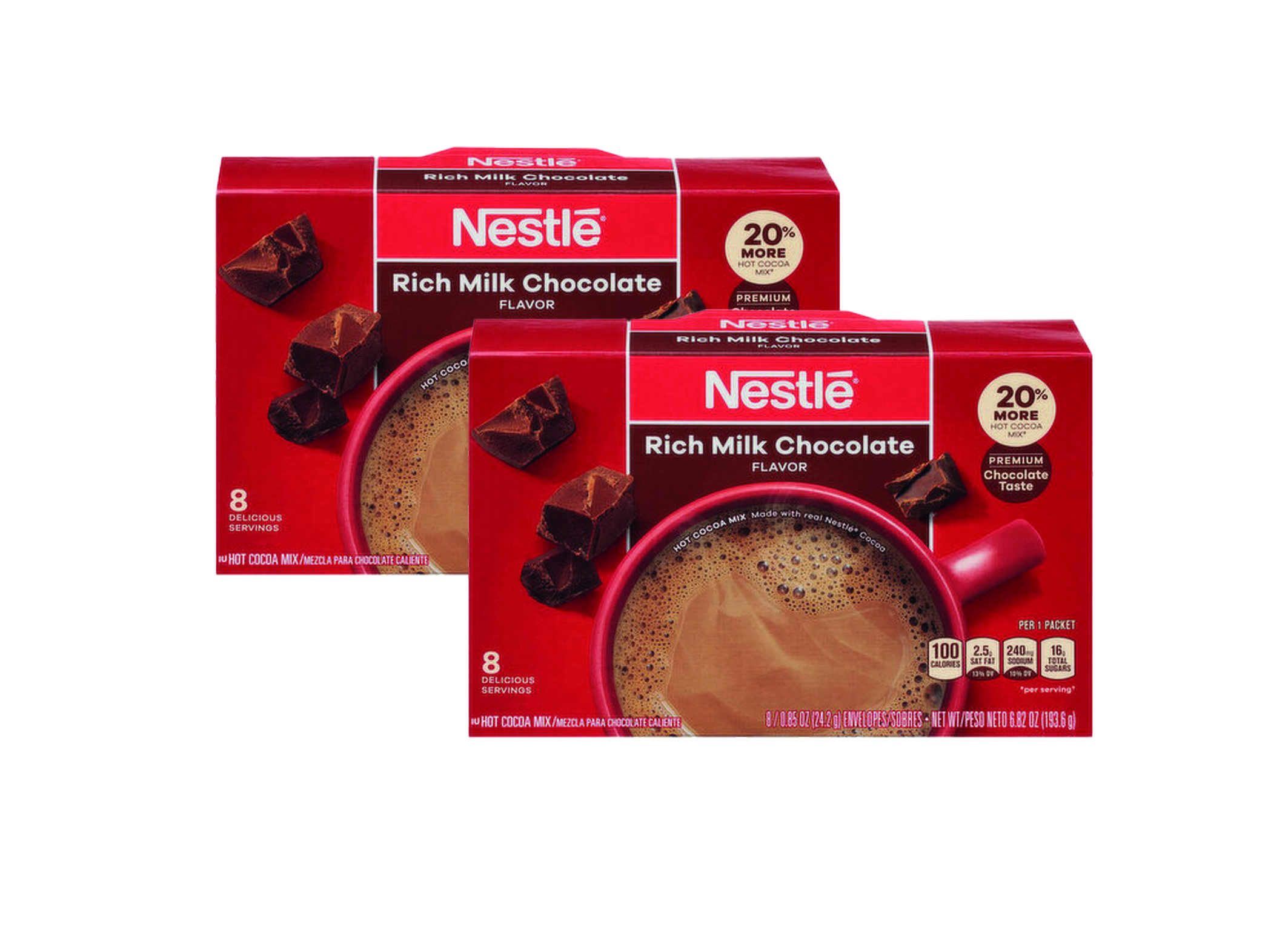 (Bild für) Nestle Hot Cocoa Mix 193,6g 12