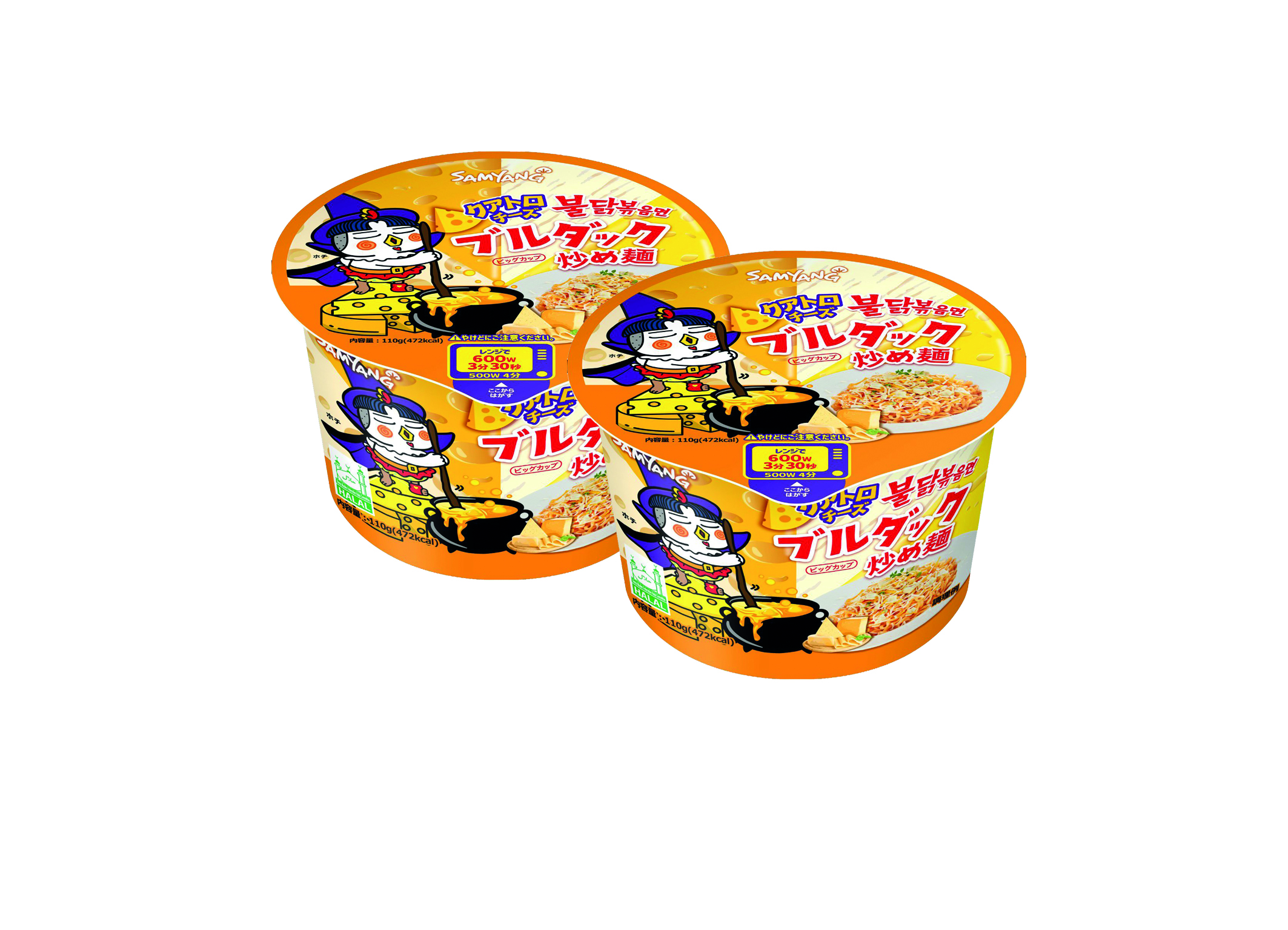 (Bild für) Samyang Buldak Quattro Cheese Cup 80g 30