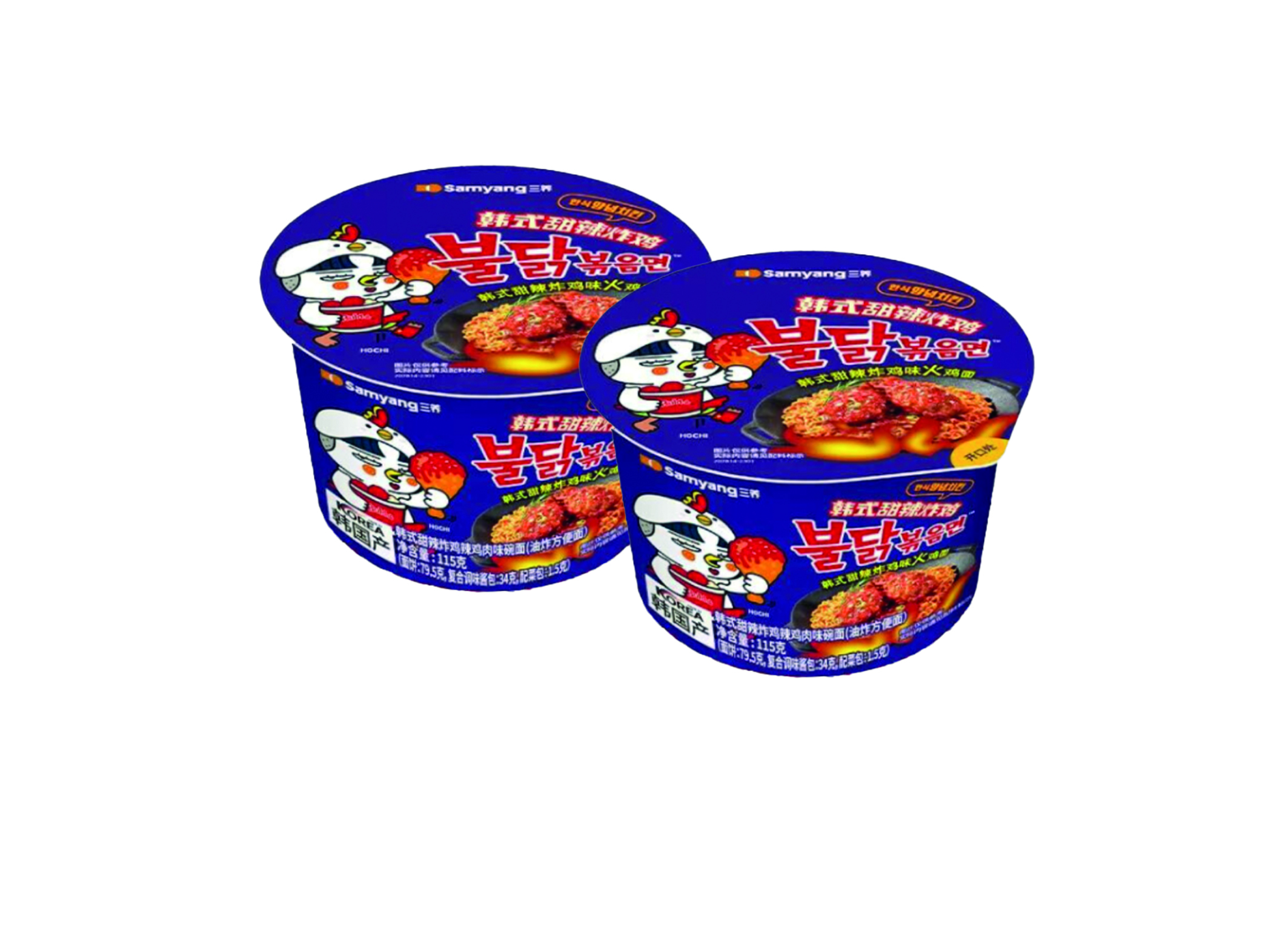 (Bild für) Samyang Sweet & Spicy Chicken Big Bowl 115g 16