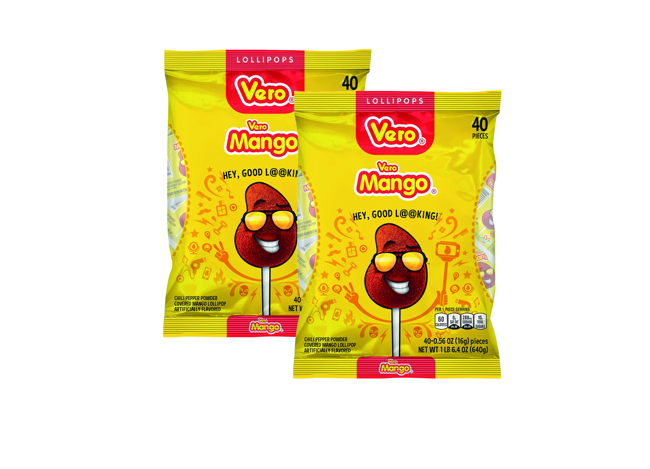 (Bild für) Vero Mango con Chile Lollipop 14g 40