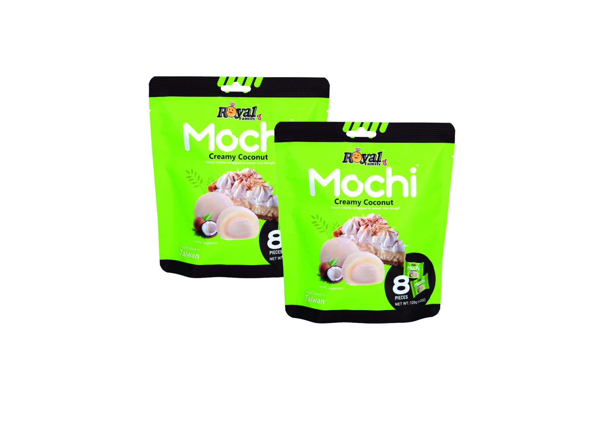(Bild für) Royal Family Mochi Creamy Coconut 120g 12