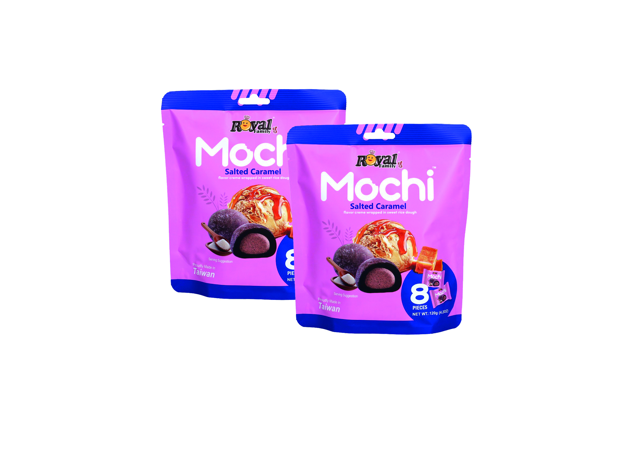 (Bild für) Royal Family Mochi Salted Caramel 120g 12