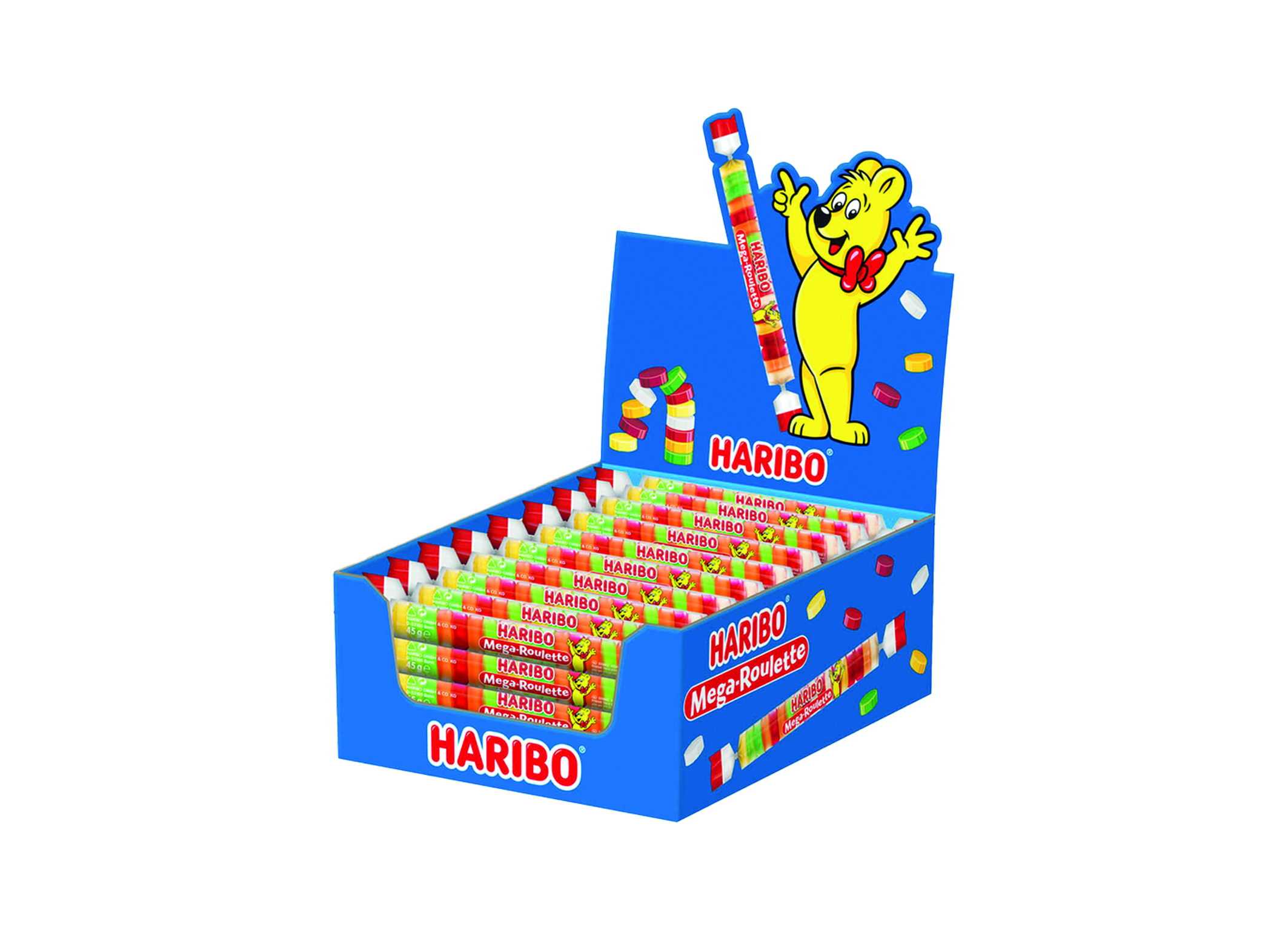 (Bild für) Haribo Mega Roulette 45g 40