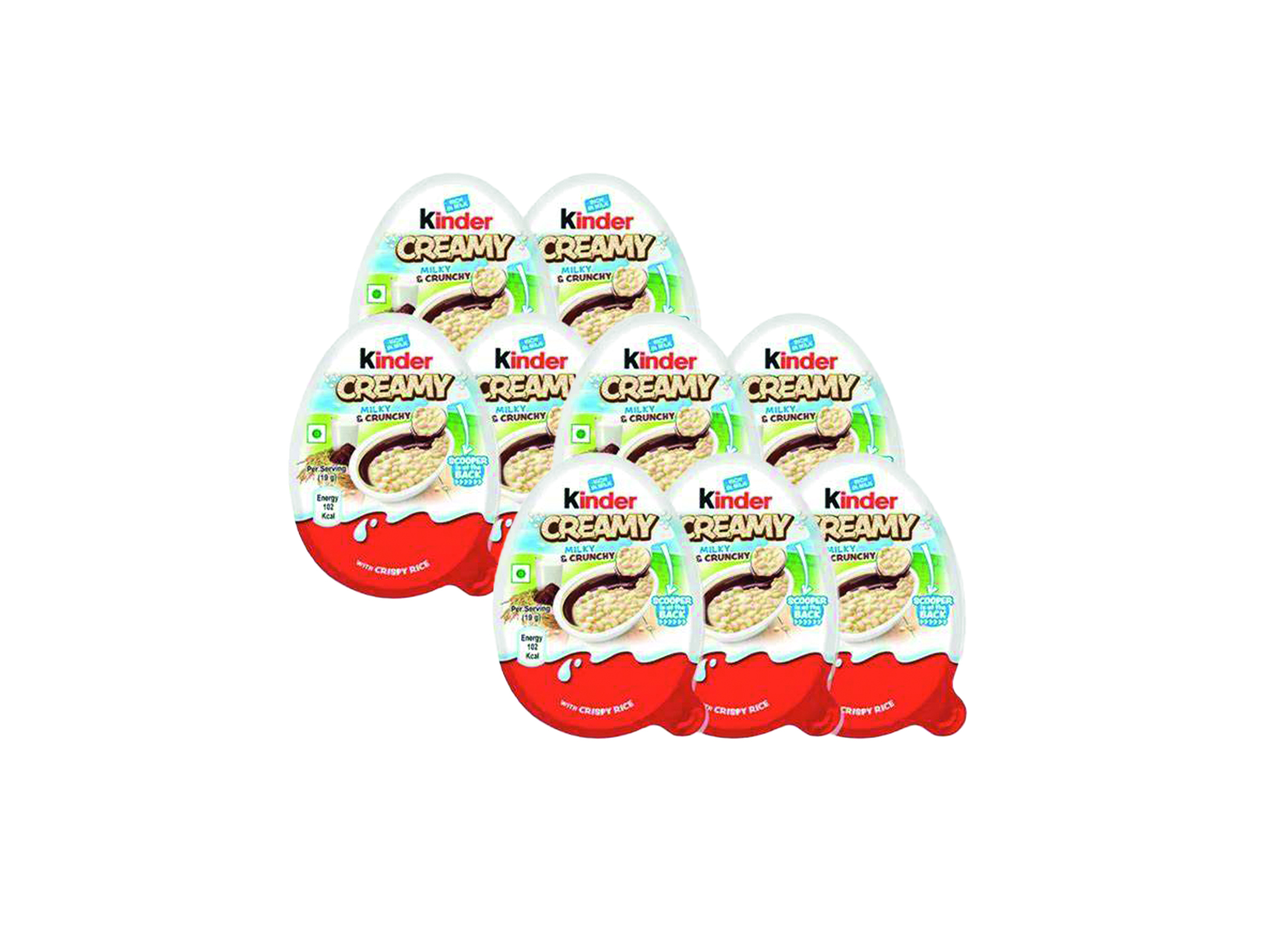 (Bild für) Kinder Creamy Milky & Crunchy 19g 24