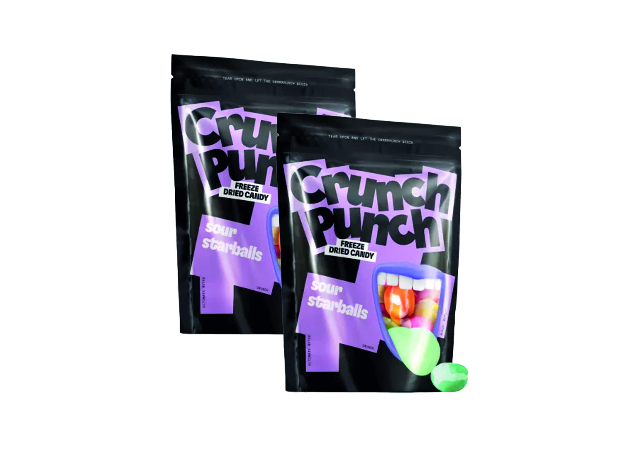 (Bild für) Crunch Punch Sour Starballs 100g 15
