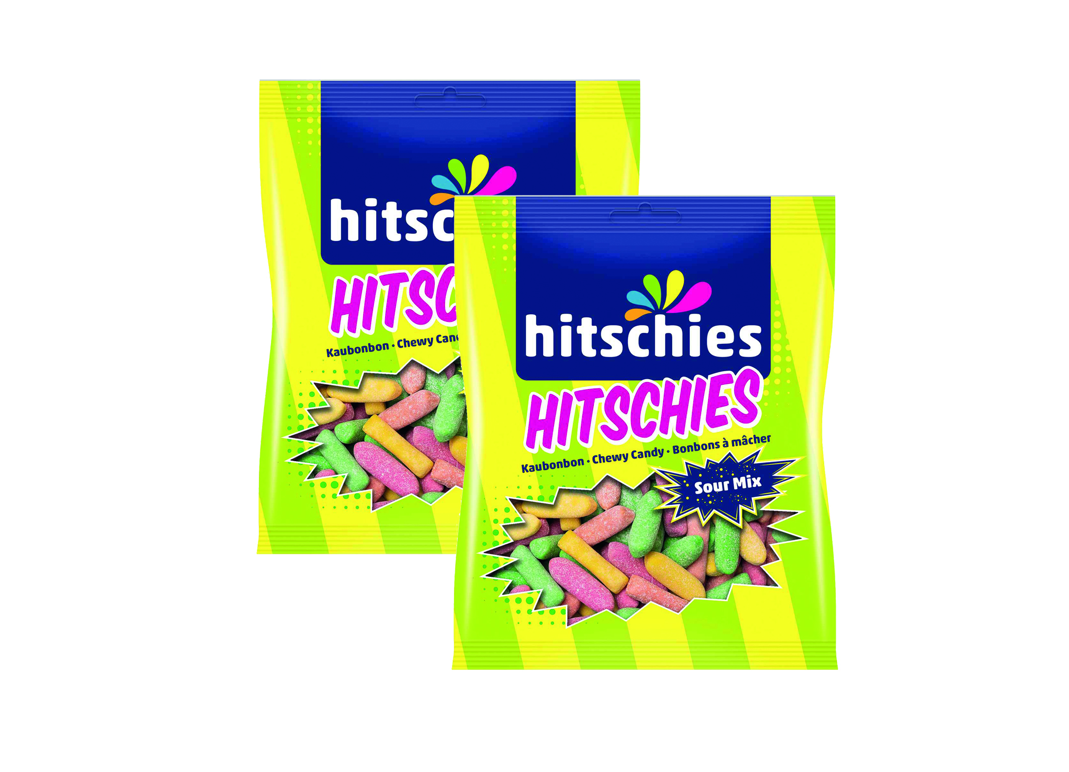 (Bild für) Hitschies Kaubonbons Sour Mix 140g 16