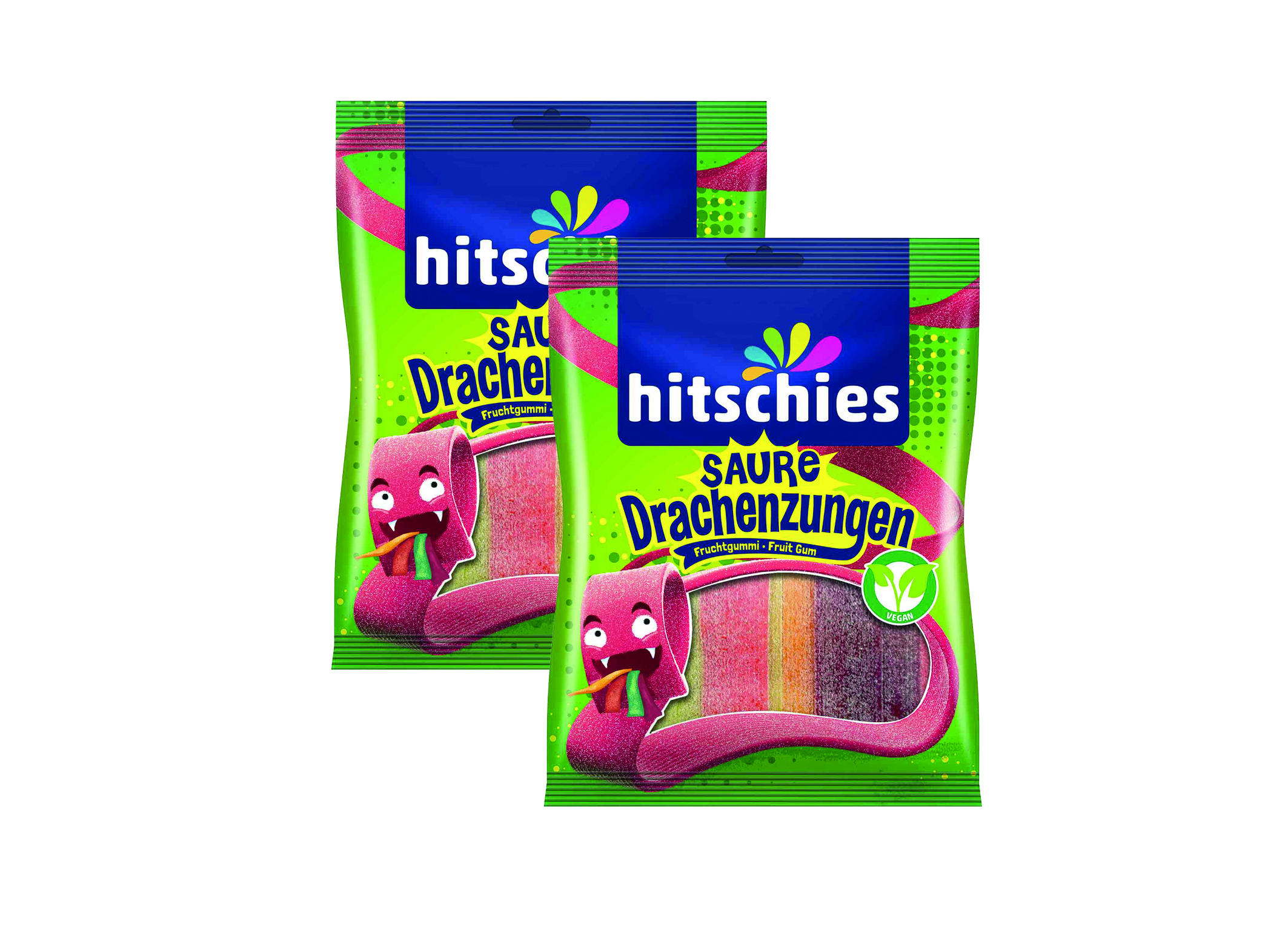 (Bild für) Hitschies Saure Drachenzungen 125g 20