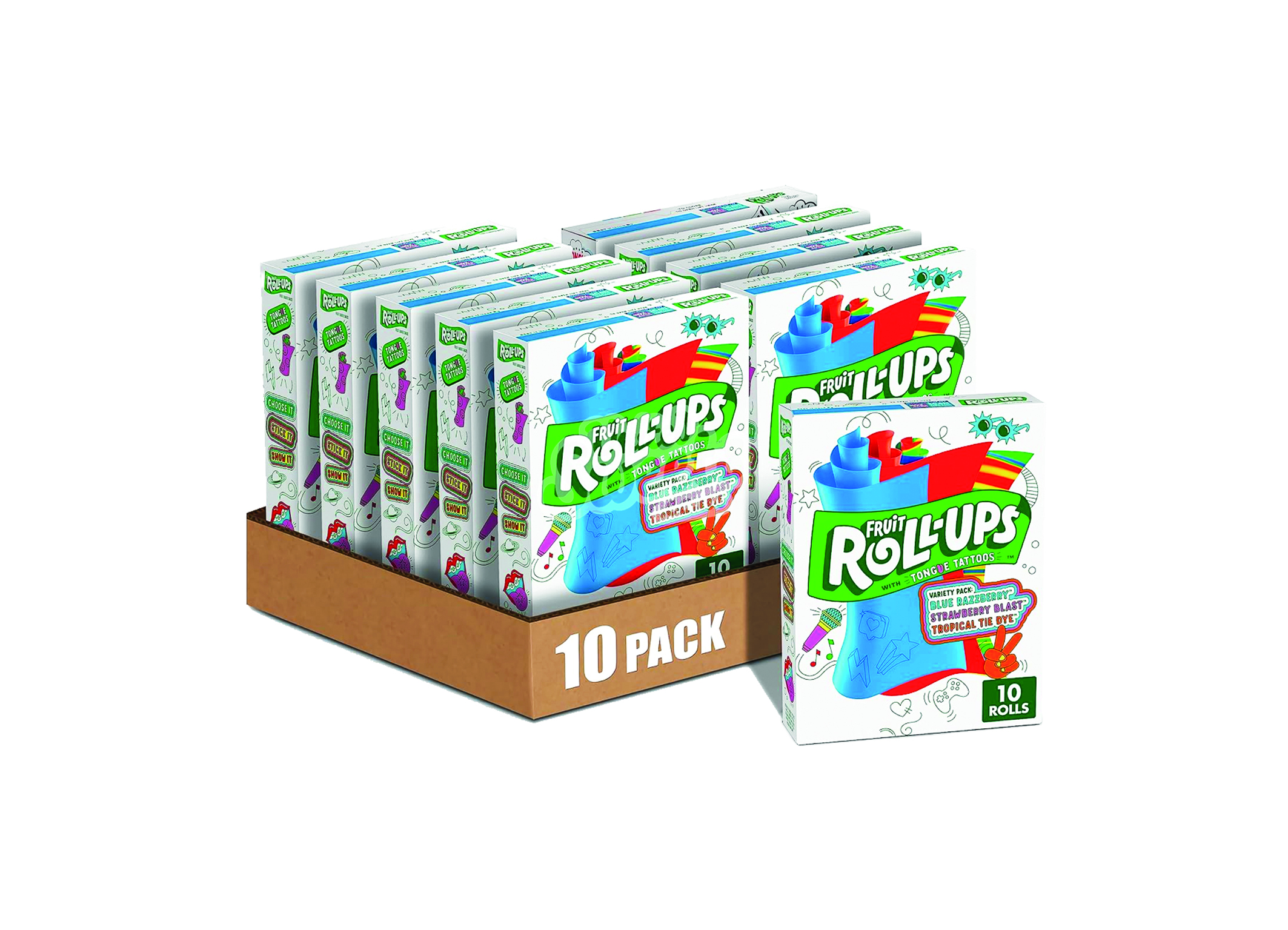 (Bild für) Fruit Roll-Ups Variety Pack 141g 10