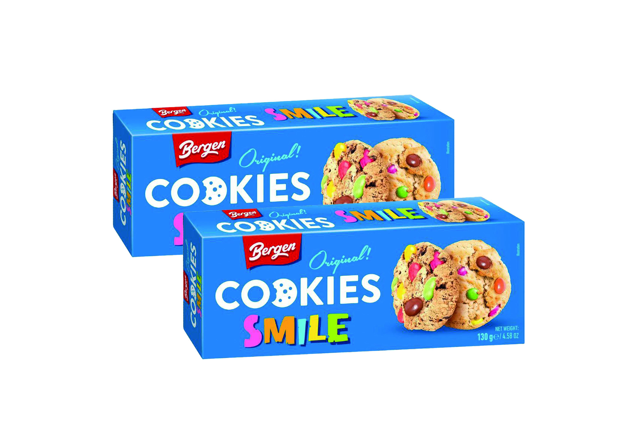 (Bild für) Bergen Smile Cookies 128g 18