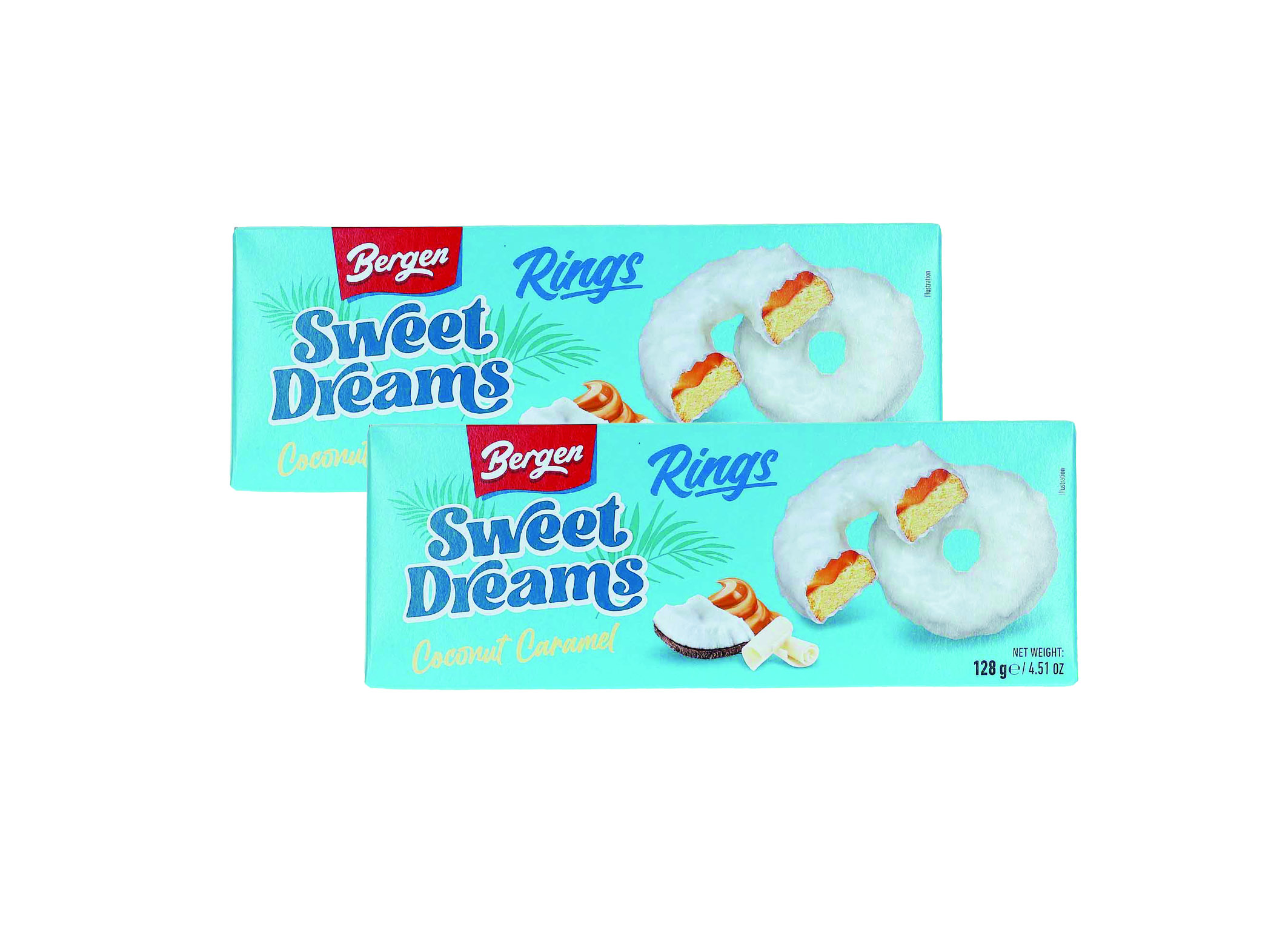 (Bild für) Bergen Coconut Rings 128g 18