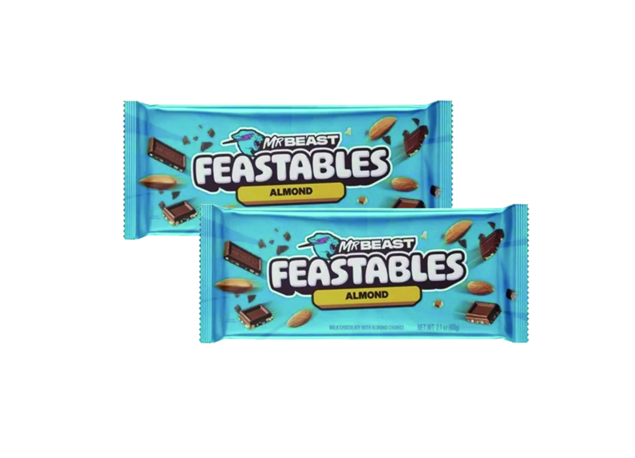 (Bild für) Feastables MrBeast Almond 60g 10