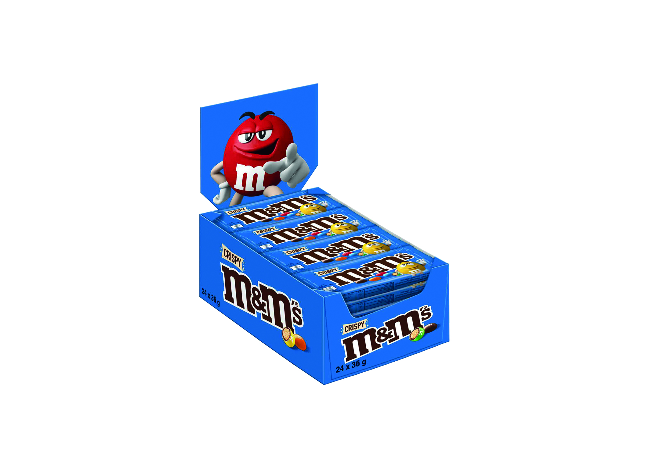 (Bild für) M&Ms Crispy Single 36g 24