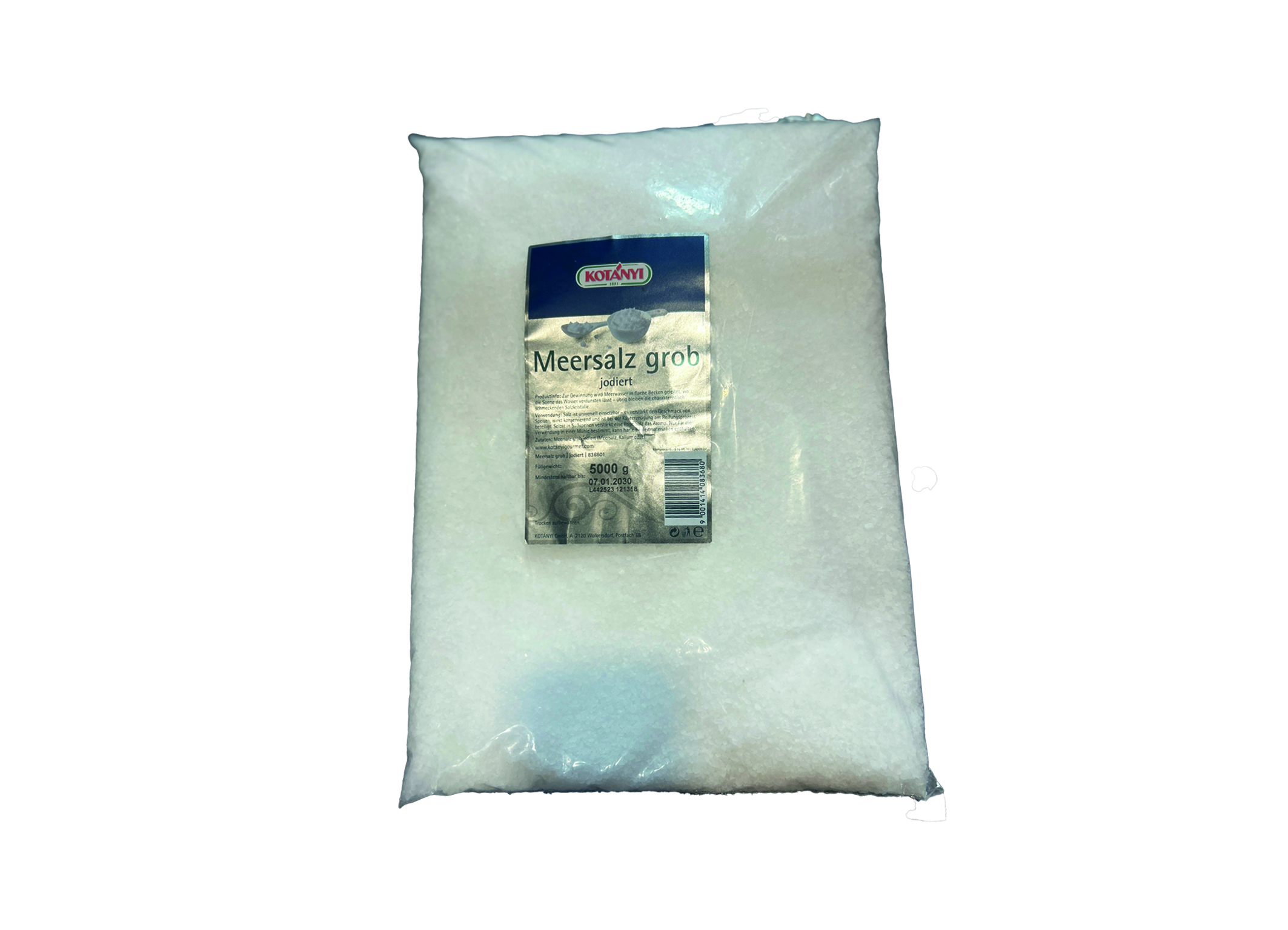 (Bild für) Kotányi Meersalz jodiert 5kg 1