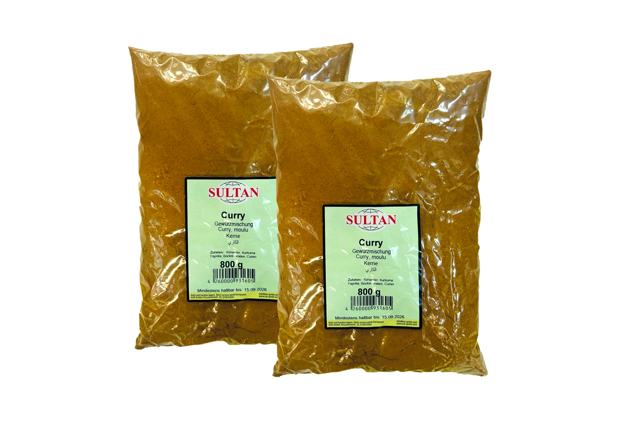 (Bild für) Sultan Curry Gewürz 800g 1