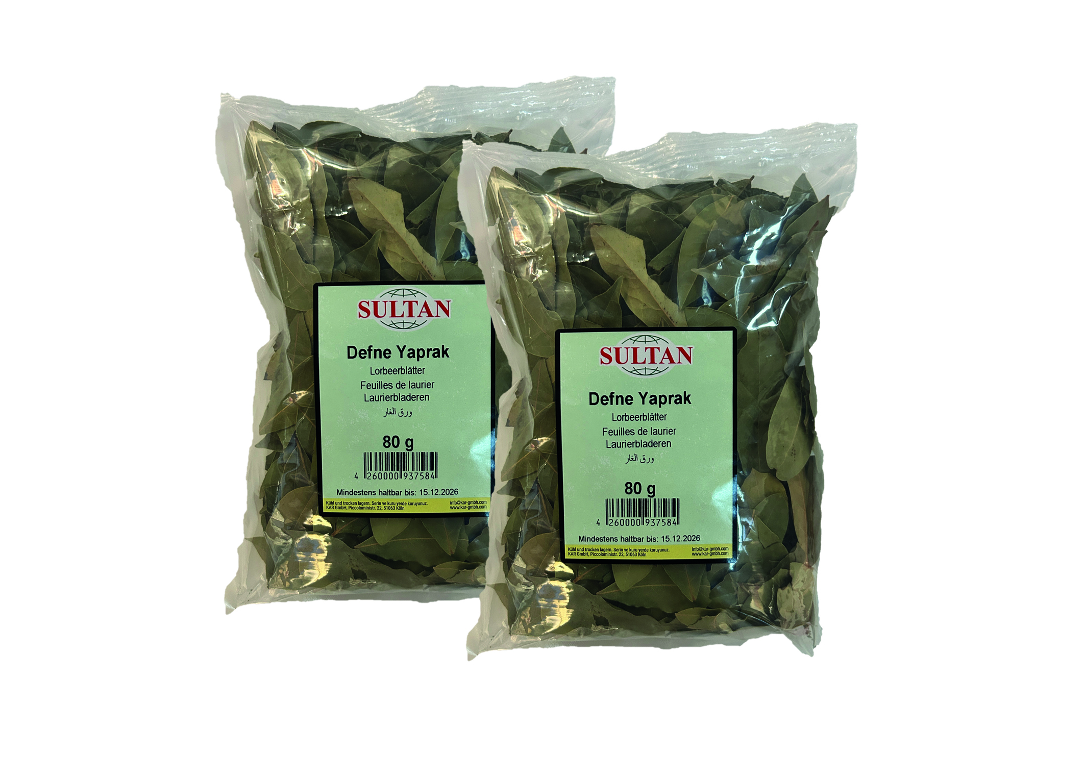 (Bild für) Sultan Lorbeerblätter 80g 1