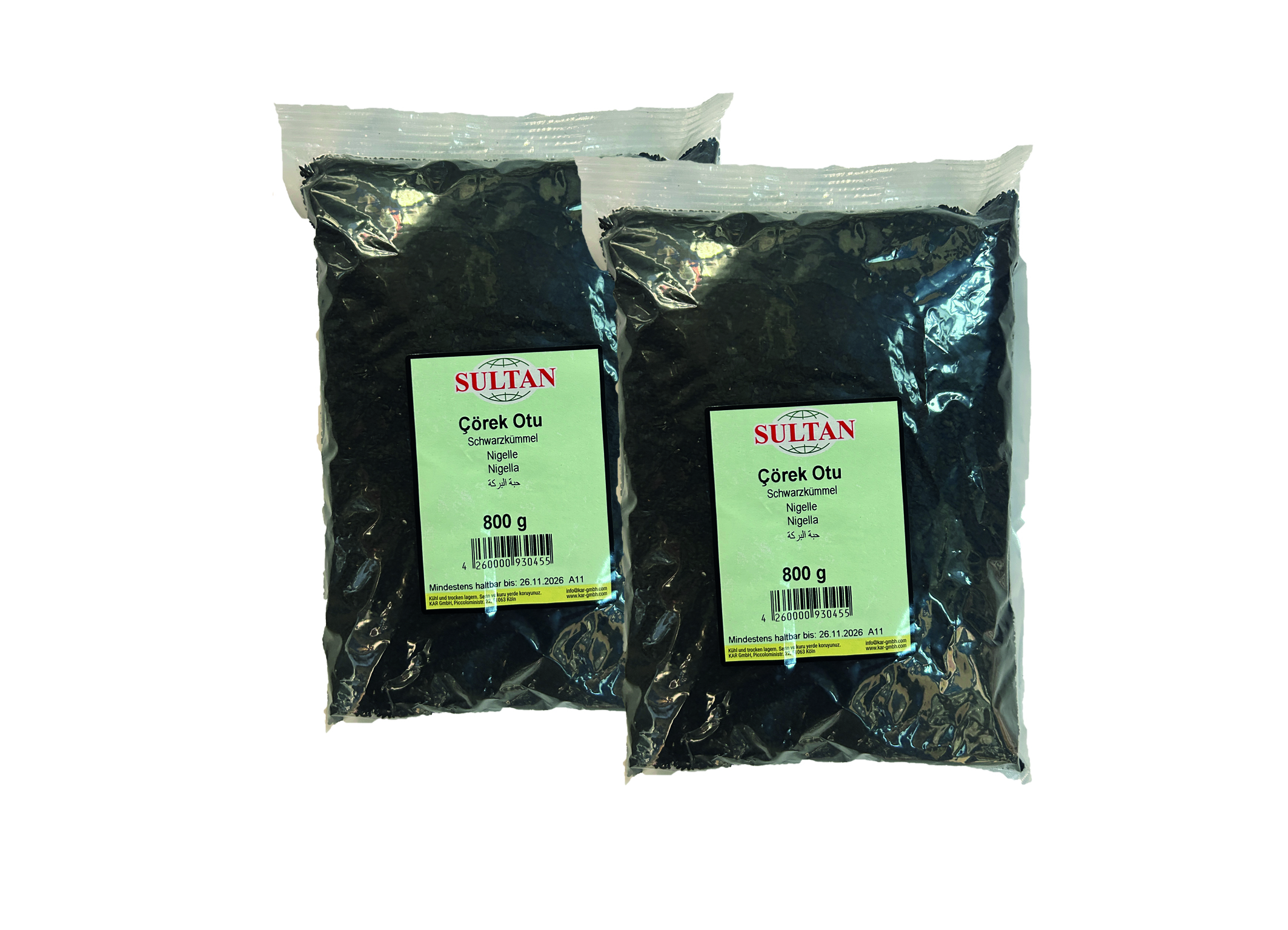 (Bild für) Sultan Schwarzkümmel 800g 1