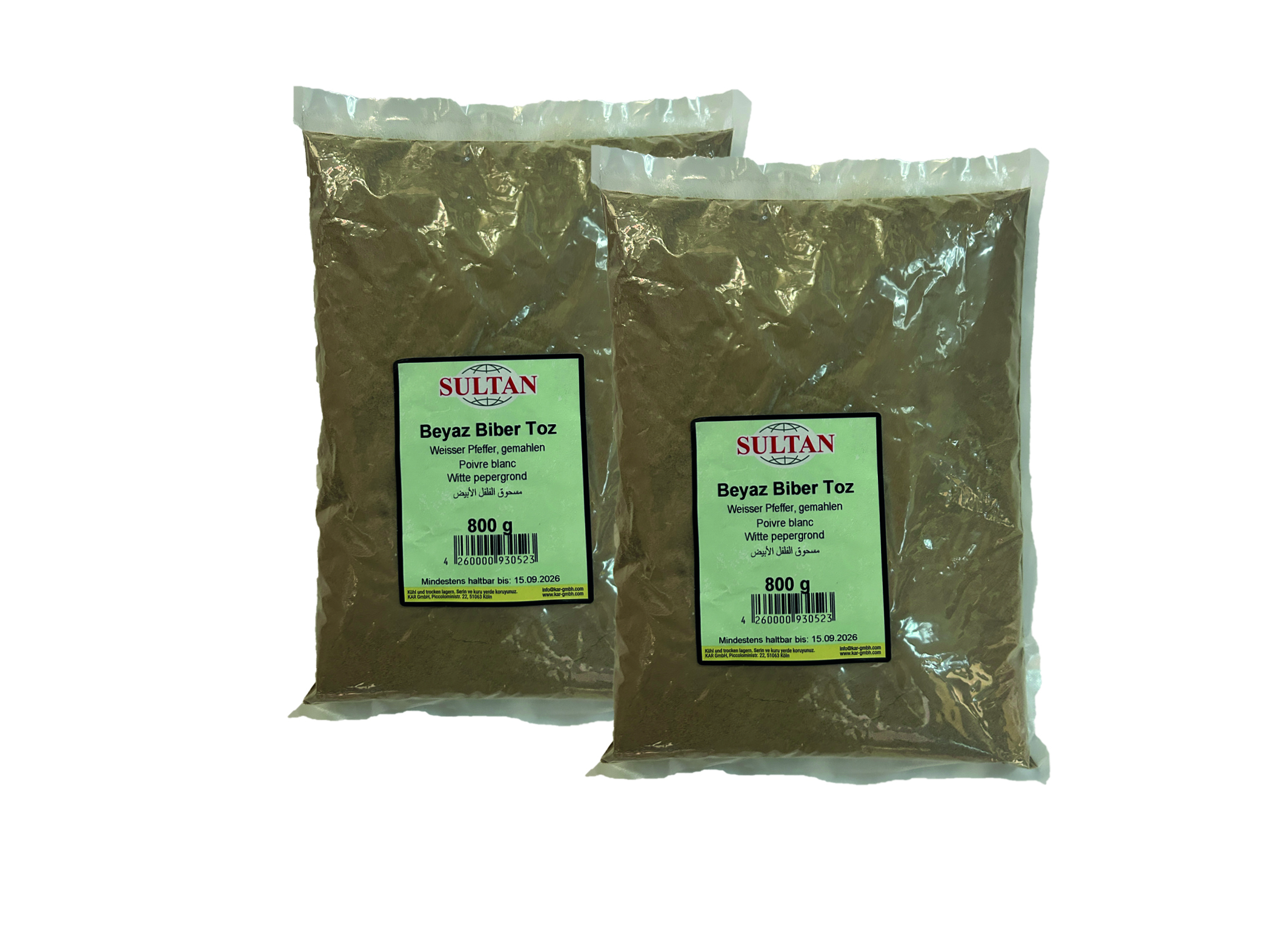 (Bild für) Sultan Weißer Pfeffer 800g 1