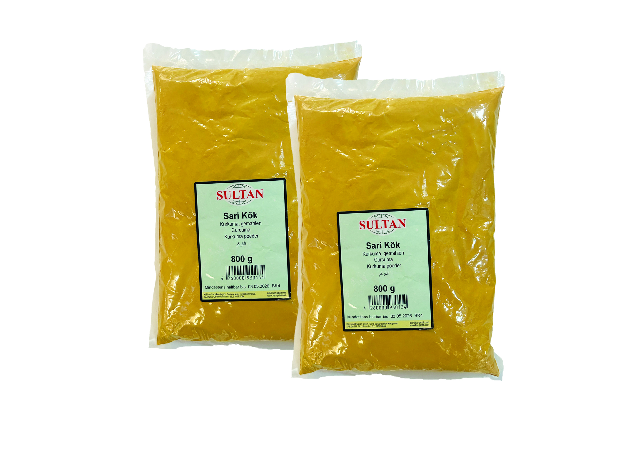 (Bild für) Sultan Kurkuma gemahlen 800g 1