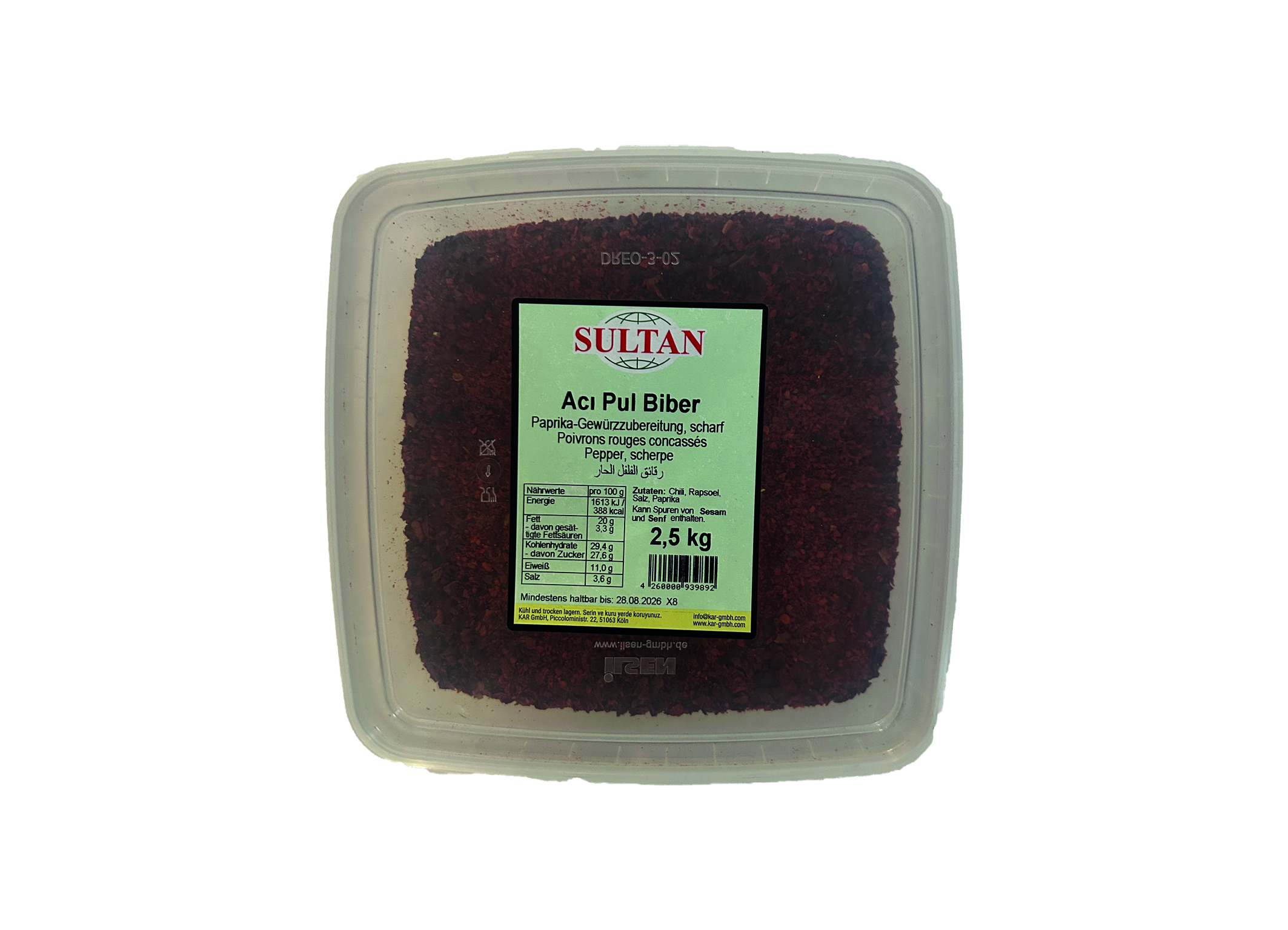 (Bild für) Sultan Paprikaflocken 2,5kg 1