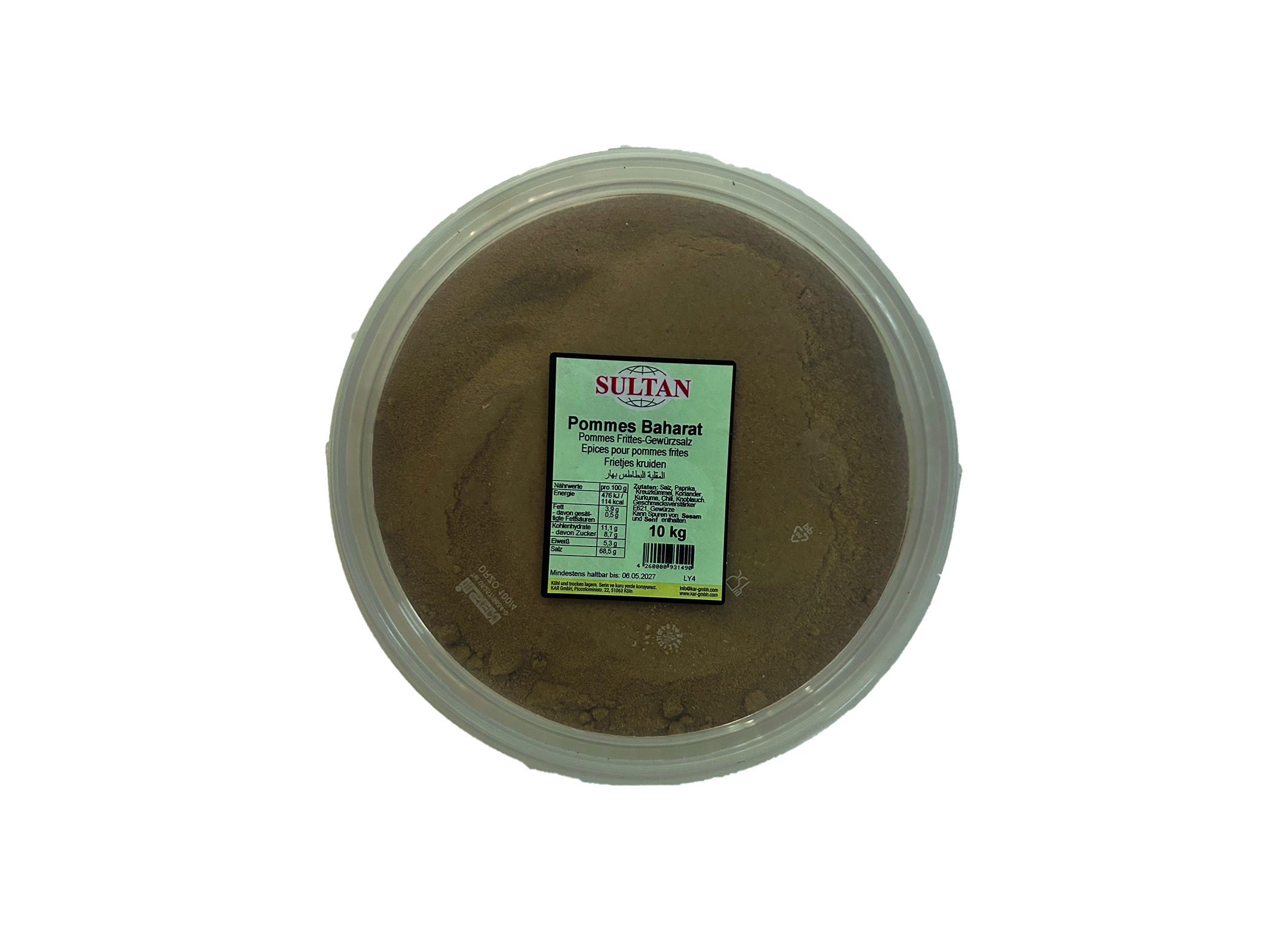 (Bild für) Sultan Pommes-Gewürzsalz 10kg1