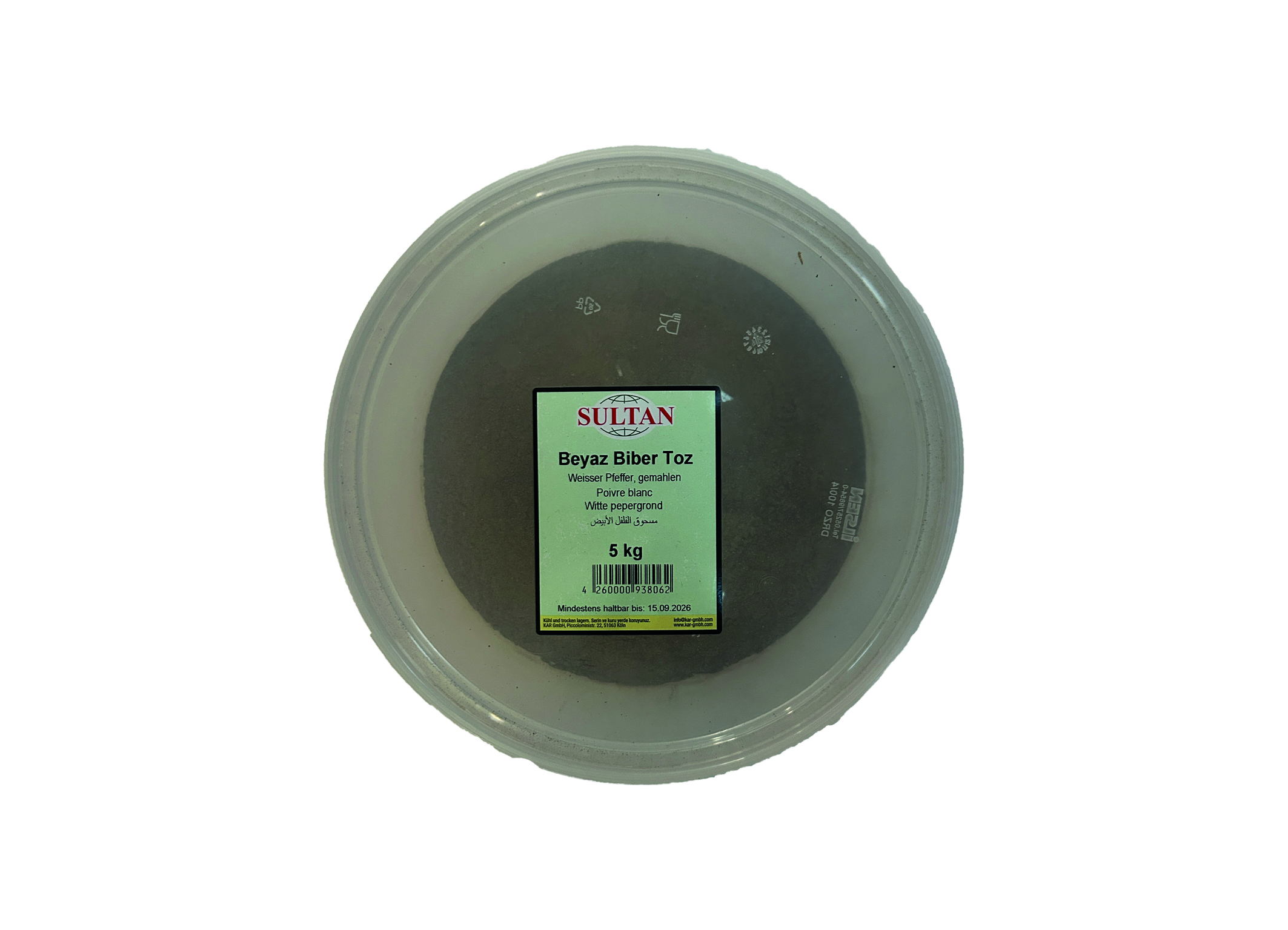 (Bild für) Sultan Weißer Pfeffer 5kg 1