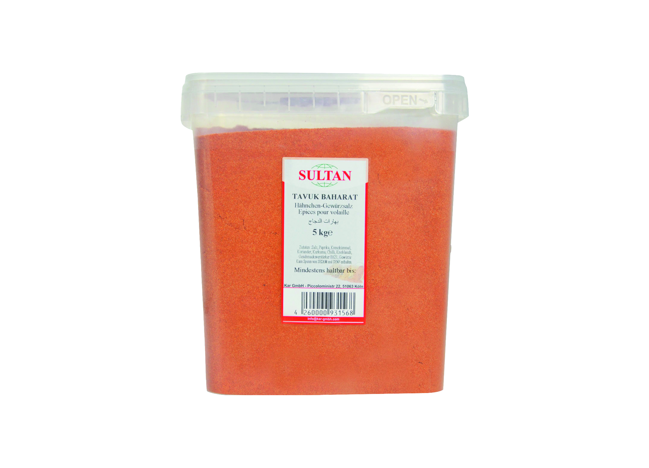 (Bild für) Sultan Hähnchen-Gewürzs. 5kg 1