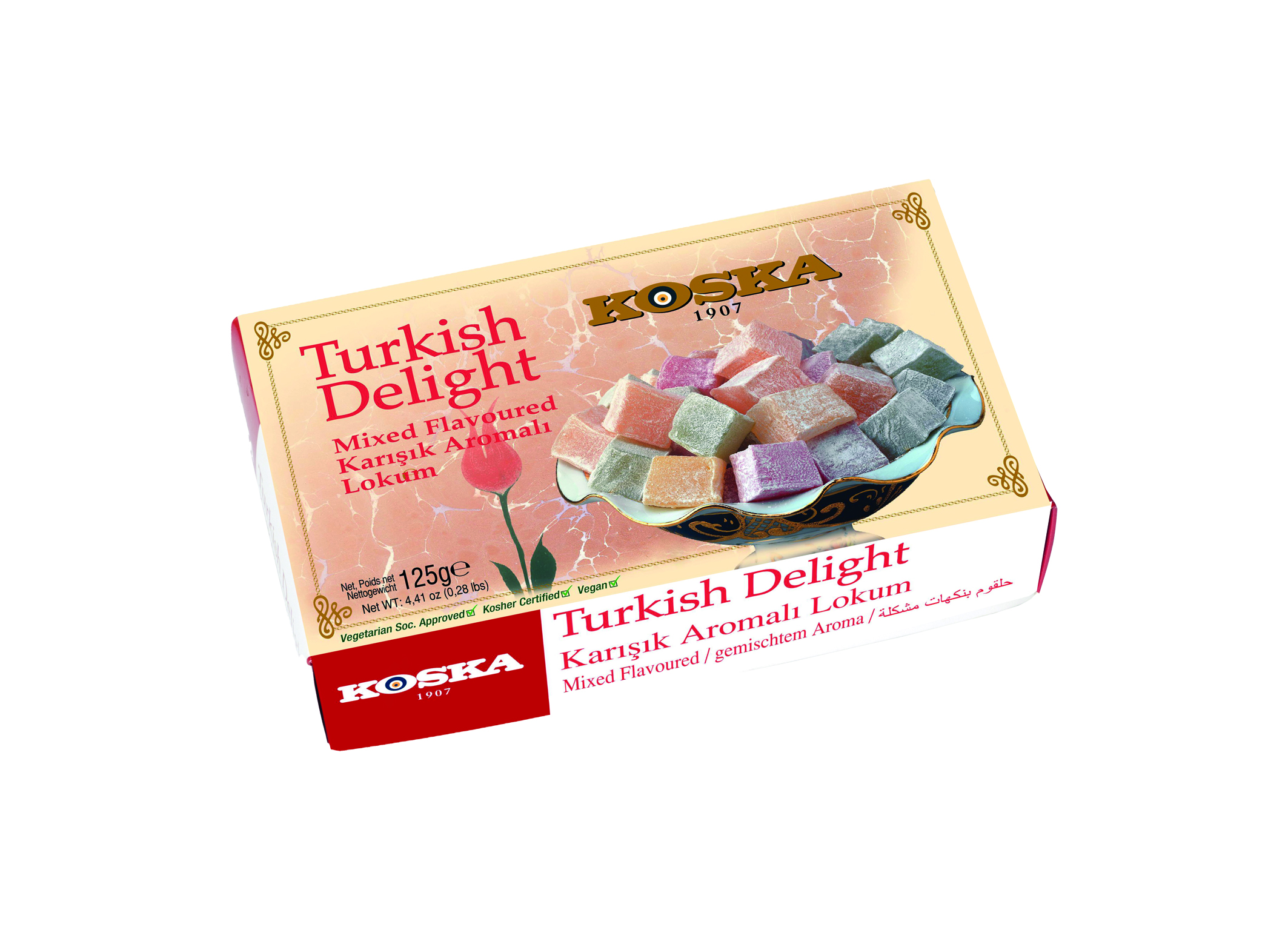 (Bild für) Koska Lokum Mix Rose 125g 24