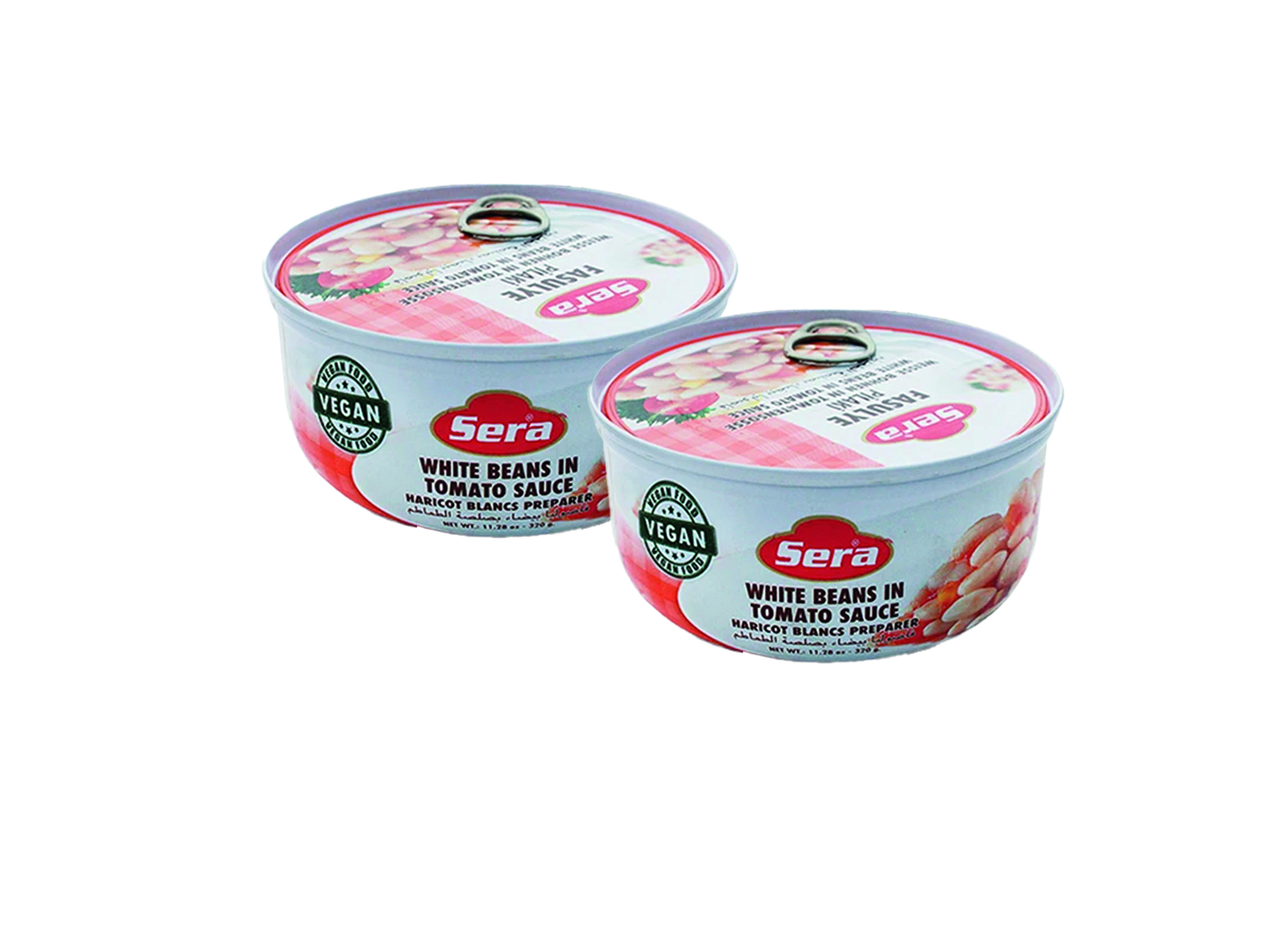 (Bild für) Sera Weiße Bohnen in Tomatensauce 300g 12