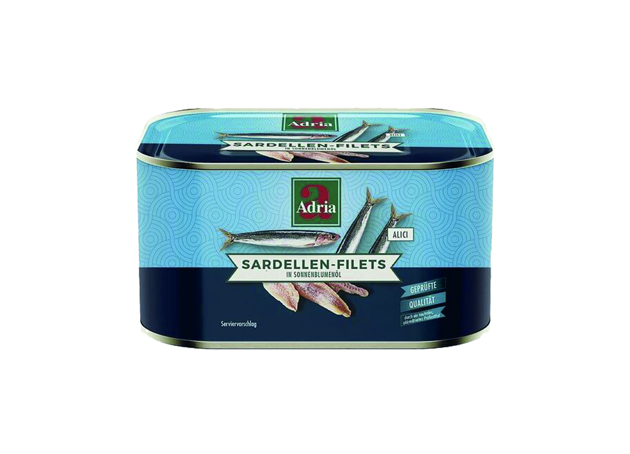 (Bild für) Adria Sardellenfilets 600g 1