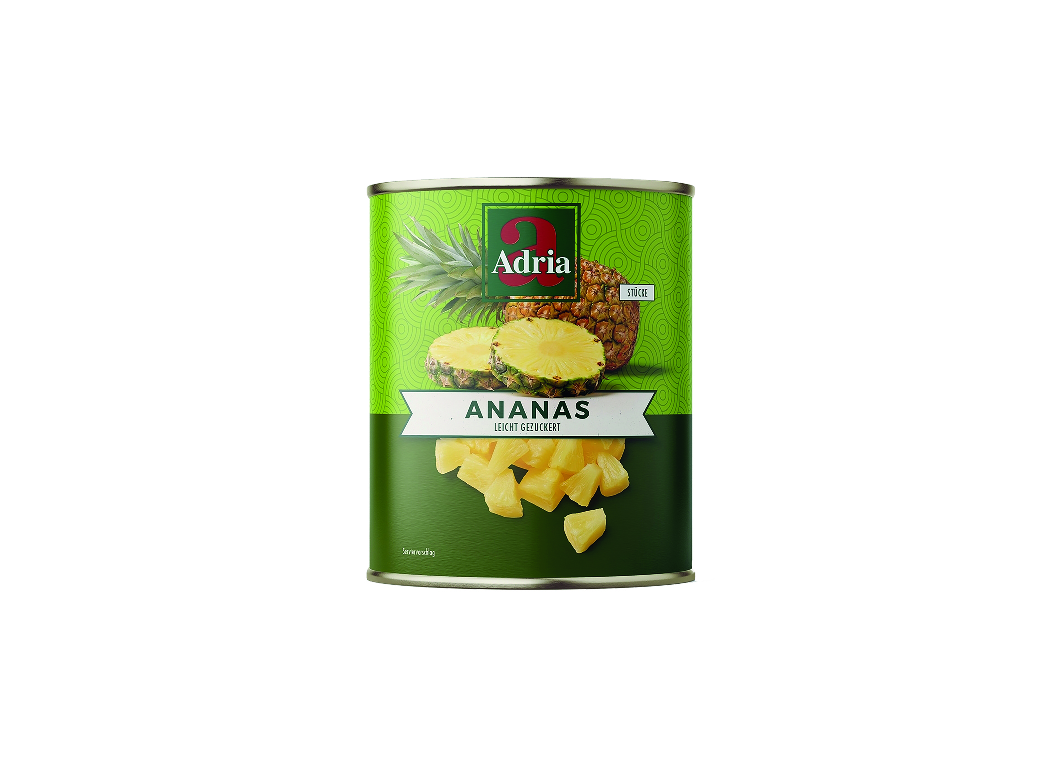 (Bild für) Adria Ananasstücke 850ml 12