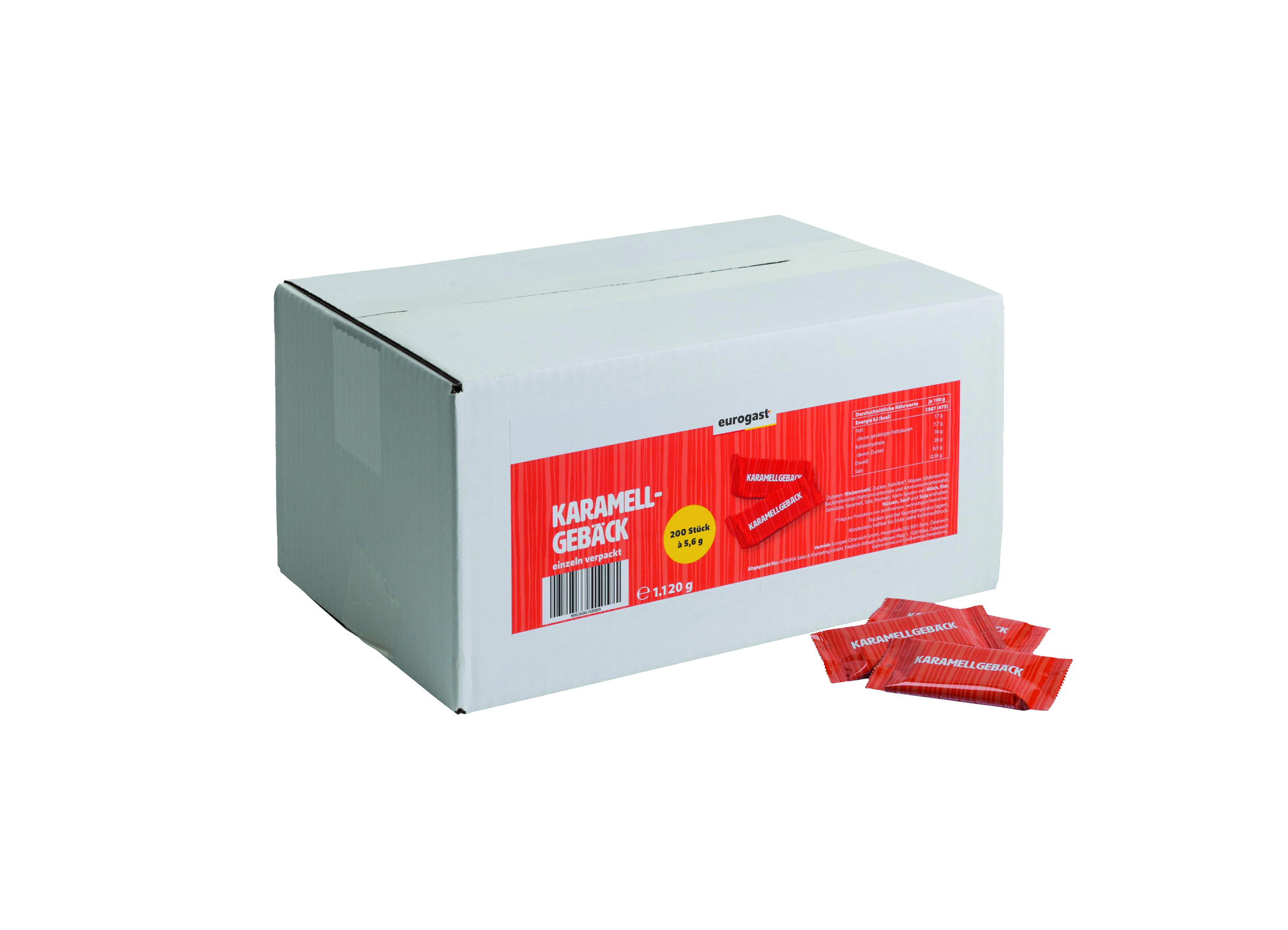 (Bild für) Karamellgebäck 5,6g 200 Stück 1