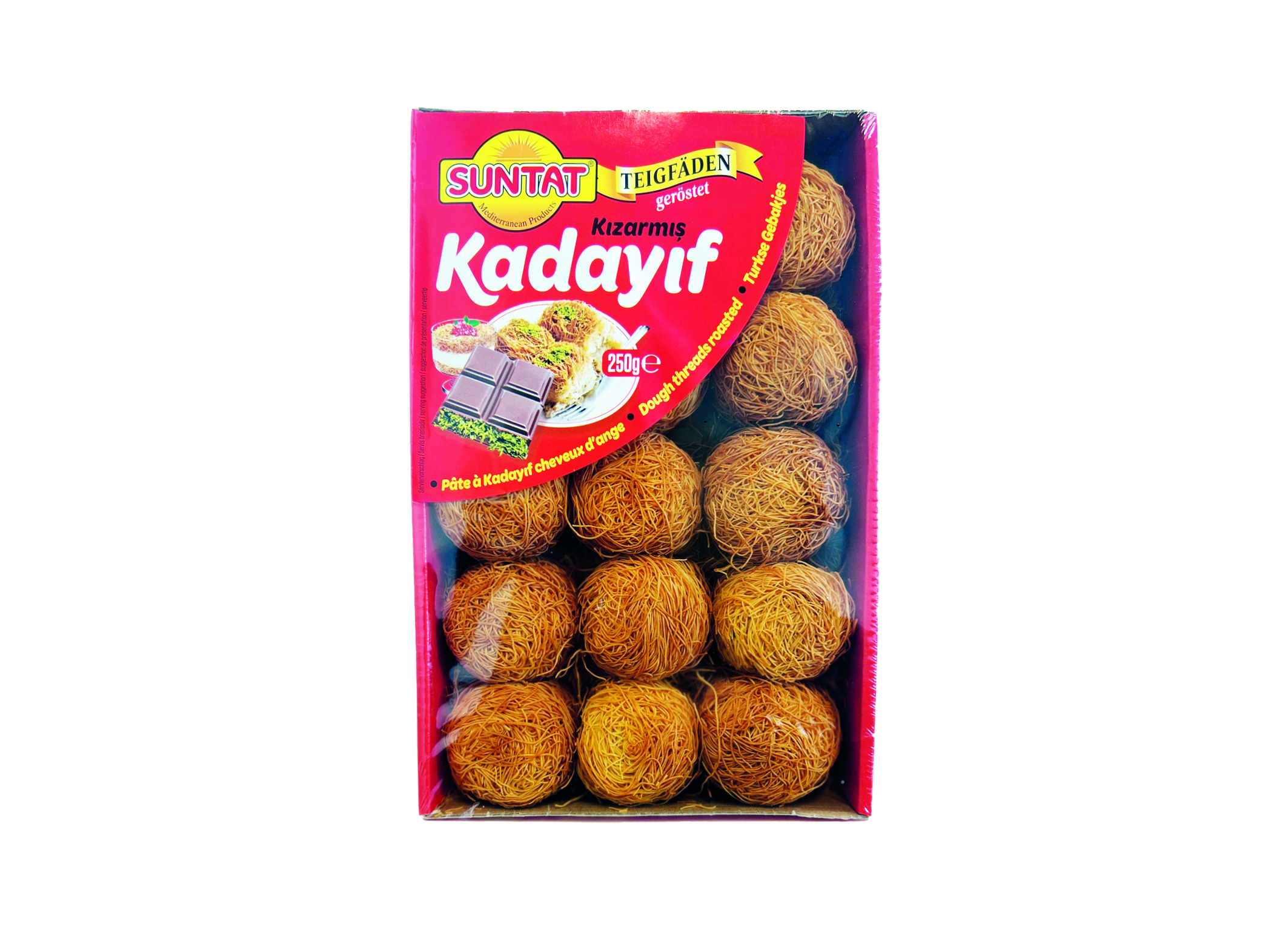 (Bild für) Suntat Kadayif Teigfäden geröstet 250g 12