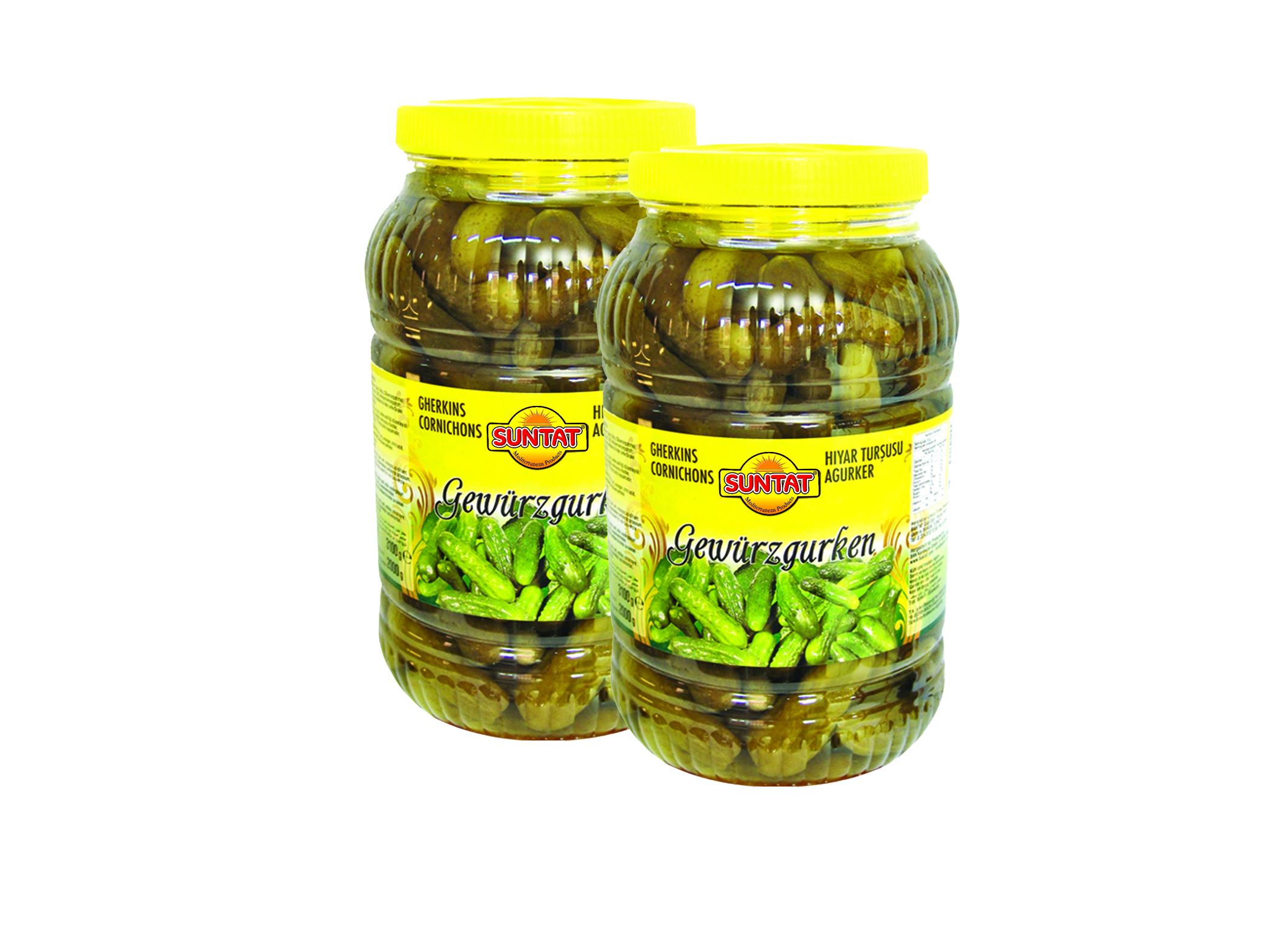 (Bild für) Suntat Gewürzgurken in Scheiben 3000g 1