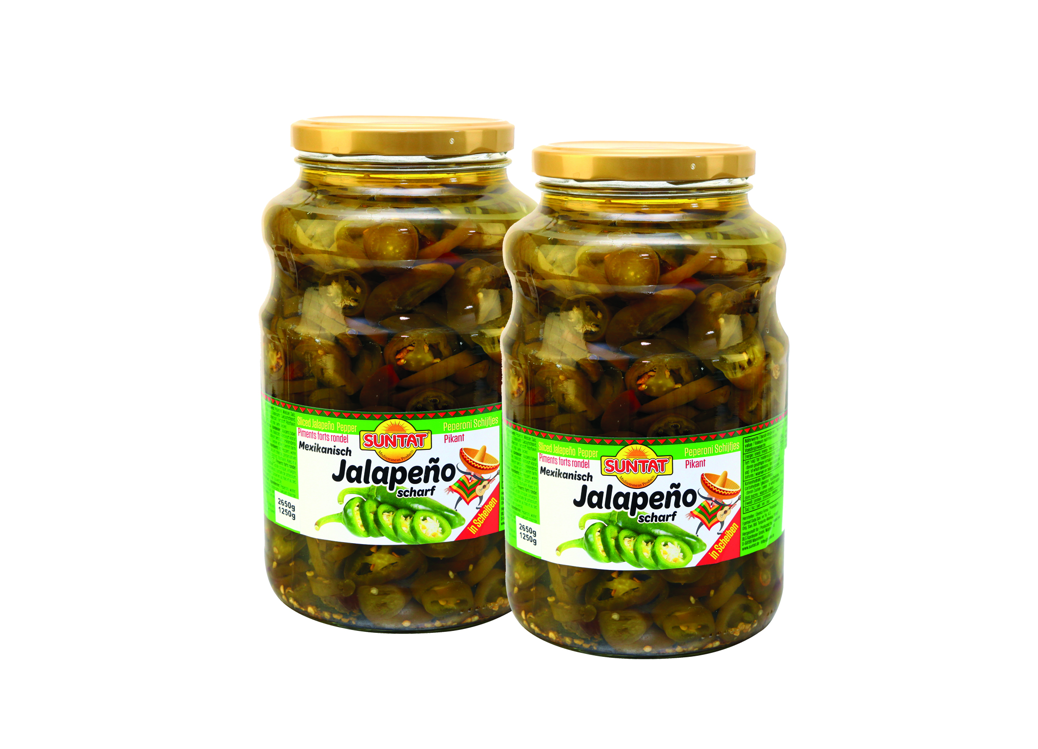 (Bild für) Suntat Jalapeno in Scheiben 2650g 1