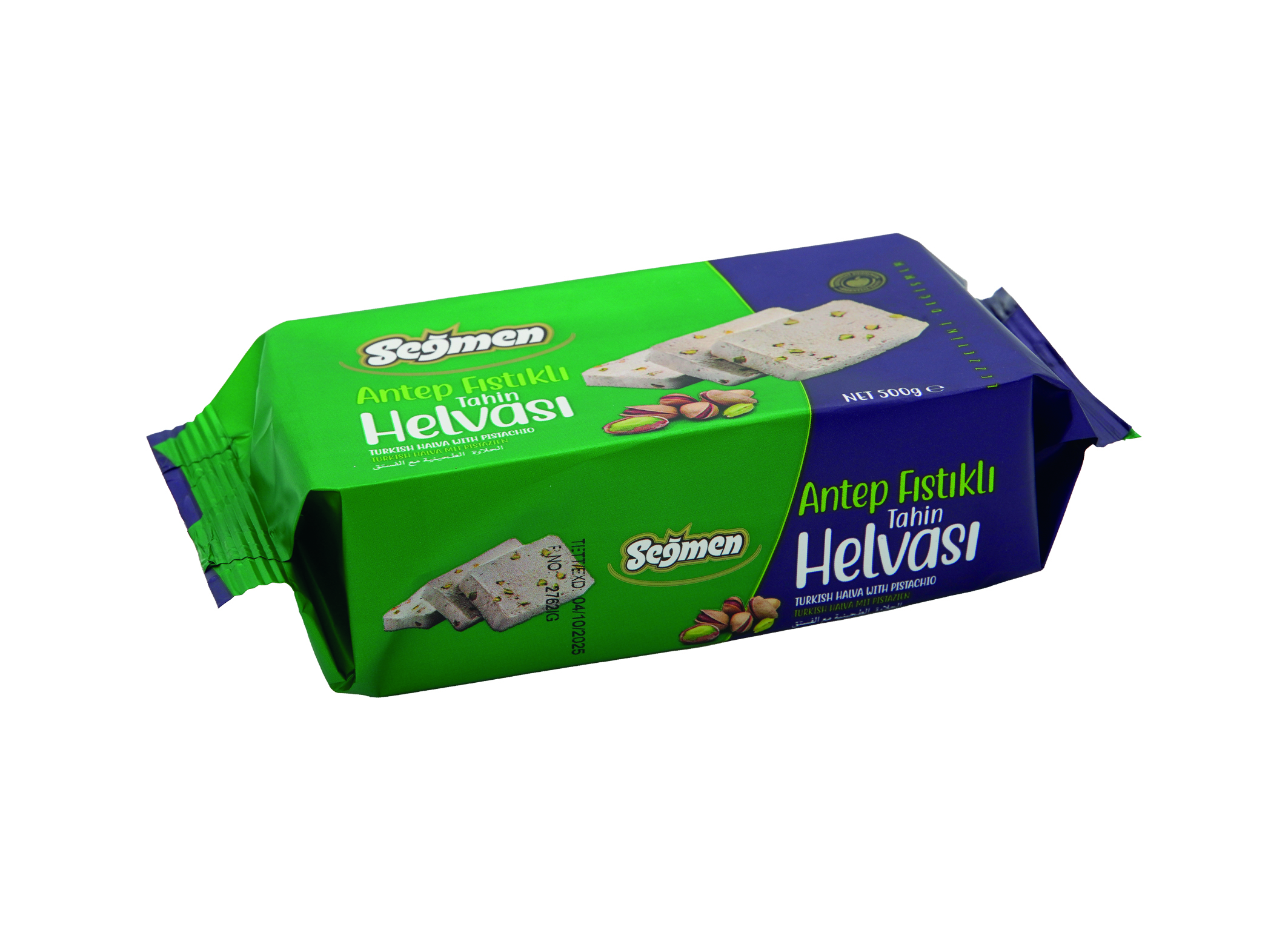 (Bild für) Segmen Halva mit Pistazie 500g 12