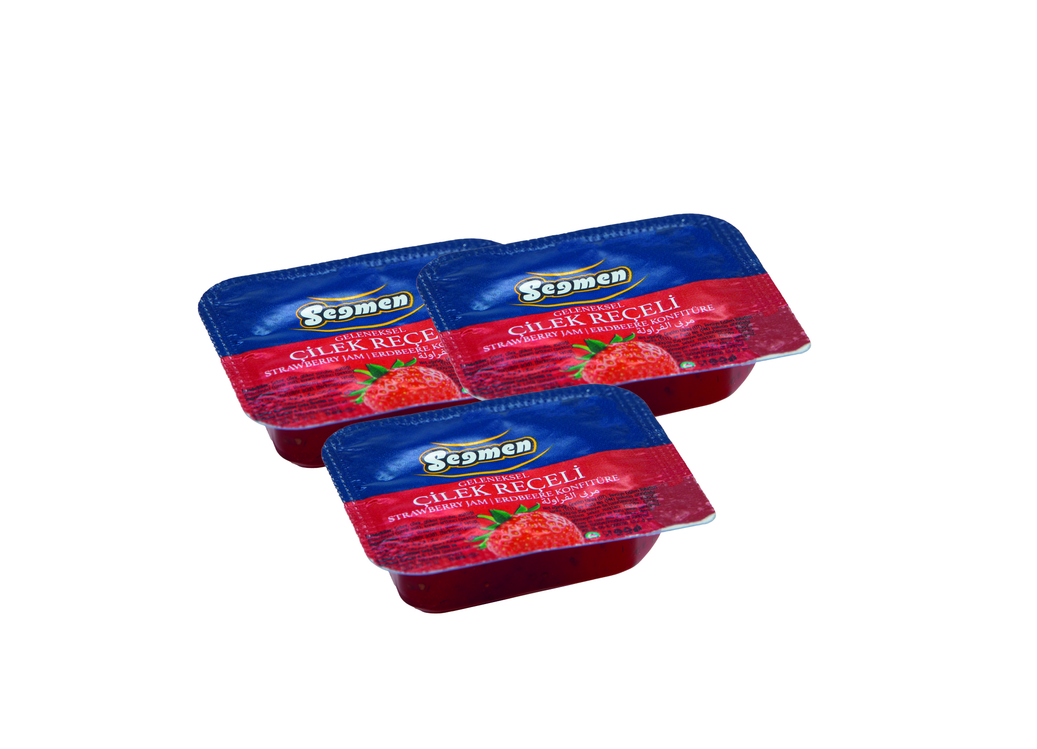 (Bild für) Segmen Erdbeer Konfitüre 100 Stk. 20g 1