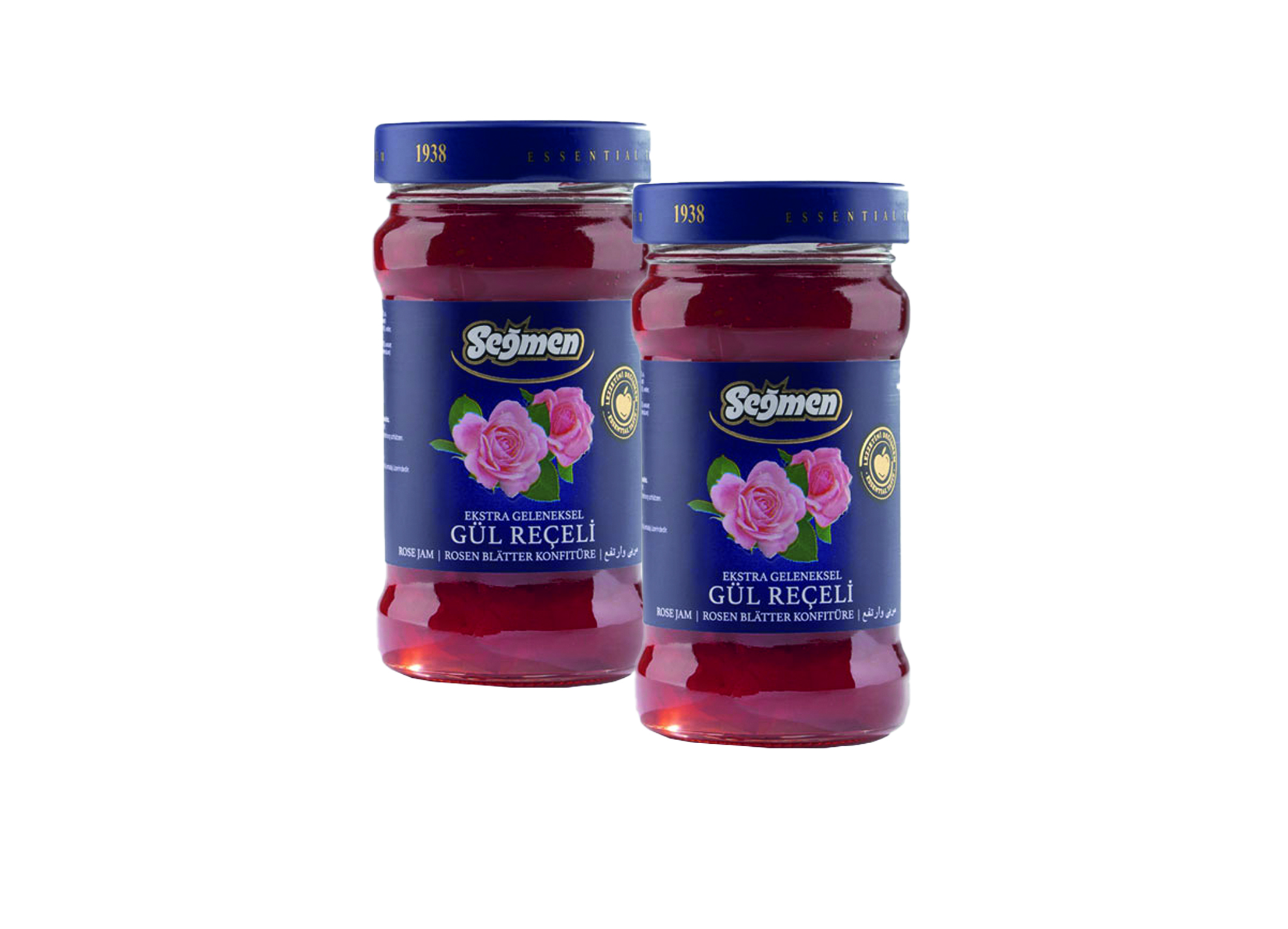 (Bild für) Segmen Rosenblüten Konfitüre 380g 12