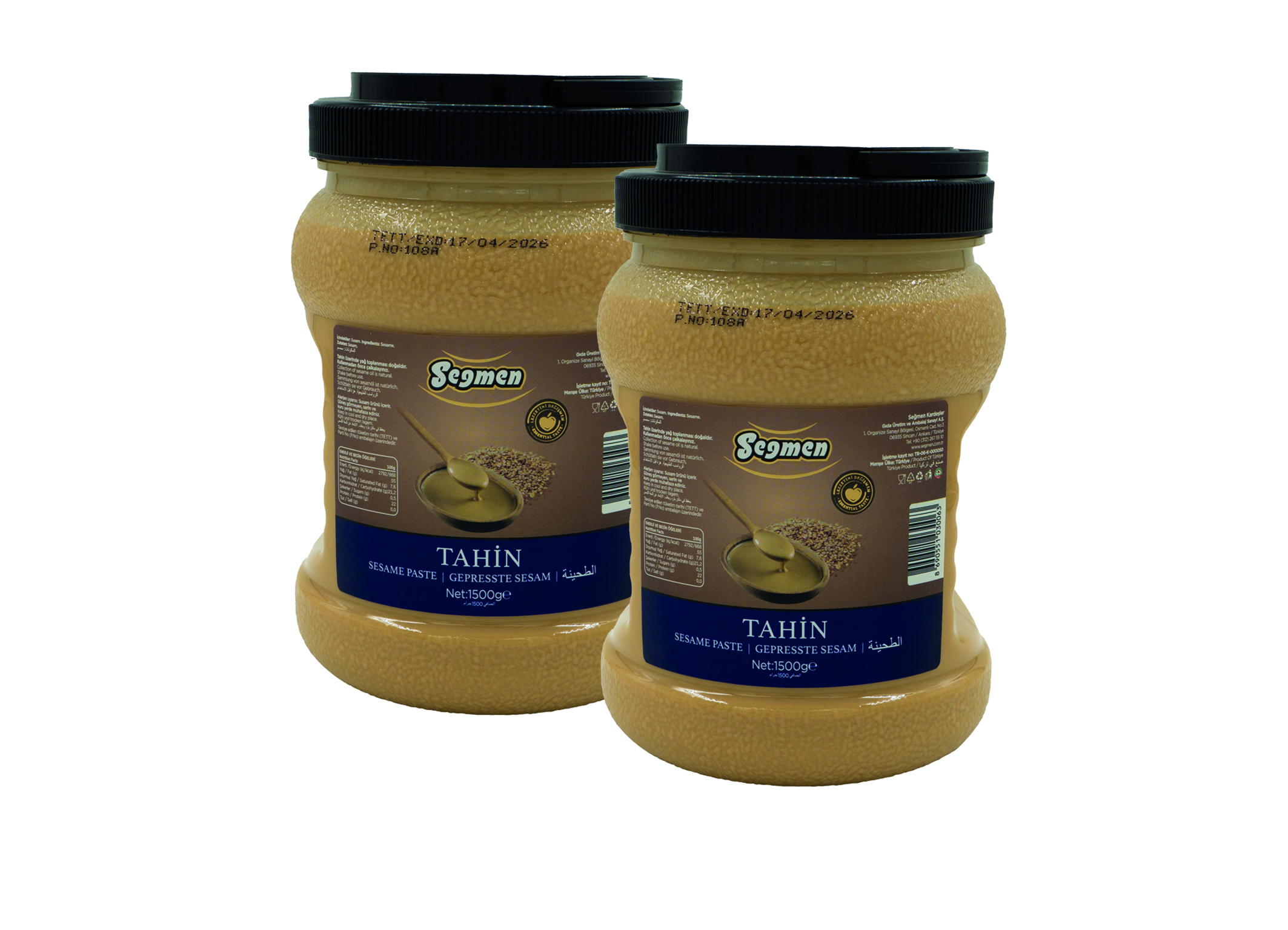 (Bild für) Segmen Sesampaste 1500g 4