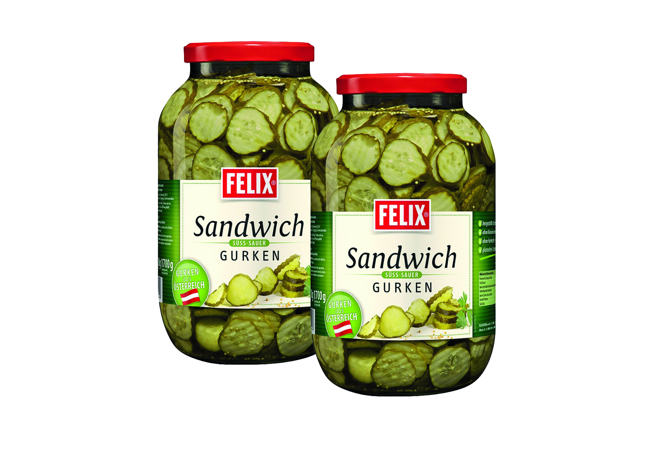 (Bild für) Felix Sandwichgurken 3/4 l 3
