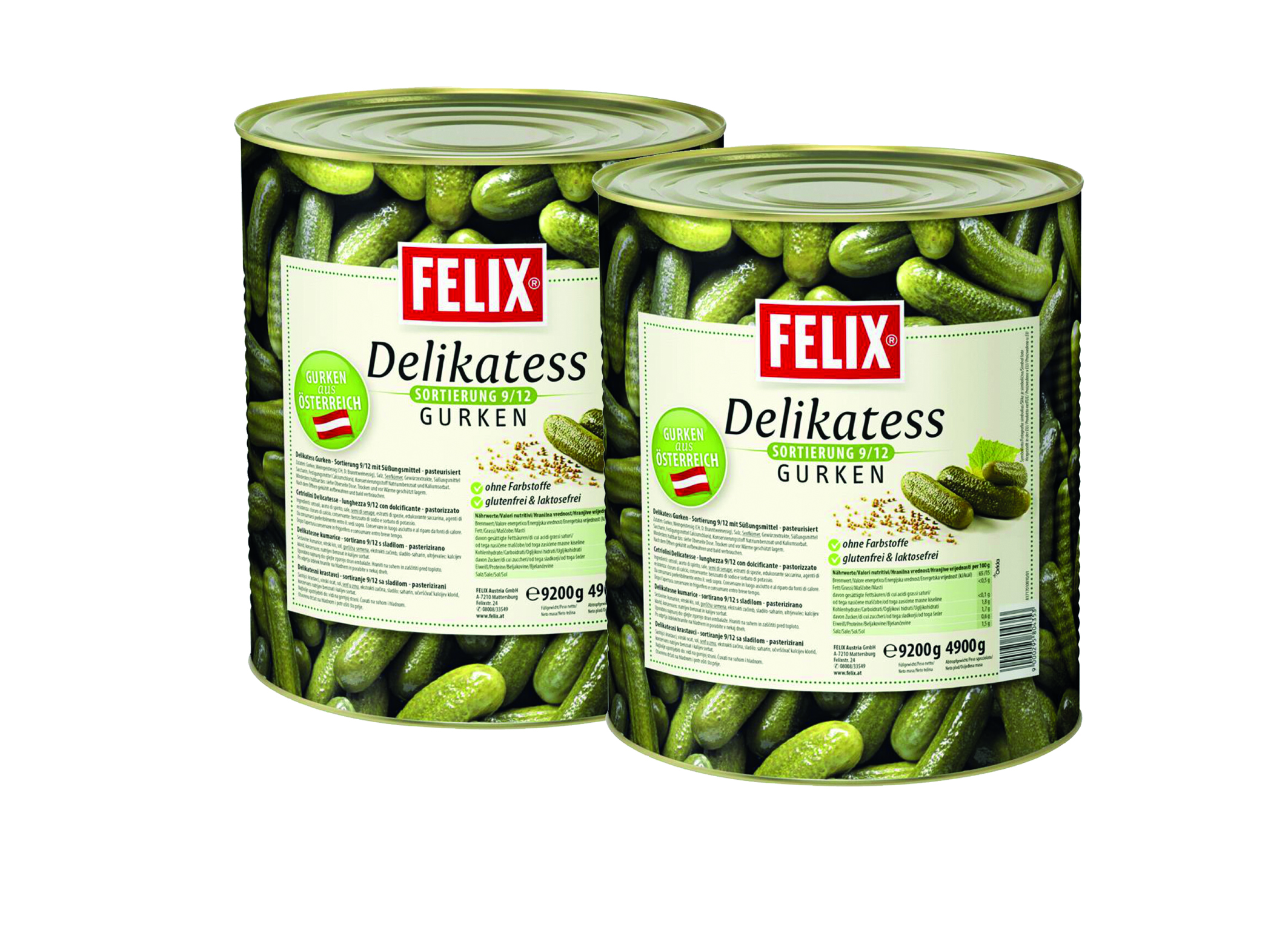 (Bild für) Felix Delikatessgurken 9-12 10/1 DS 1