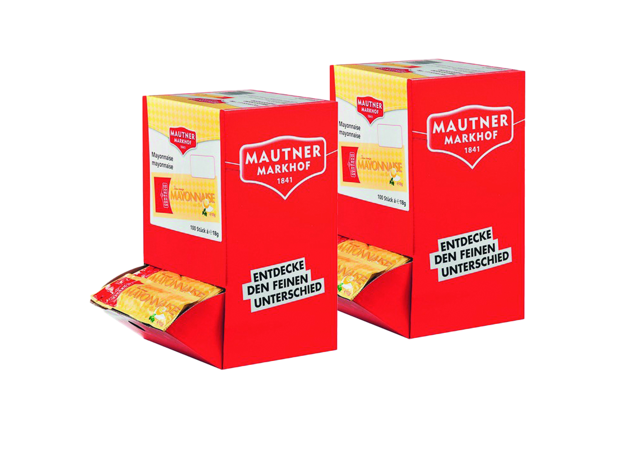(Bild für) Mautner Markhof Mayonnaise 80% 18g x 100 