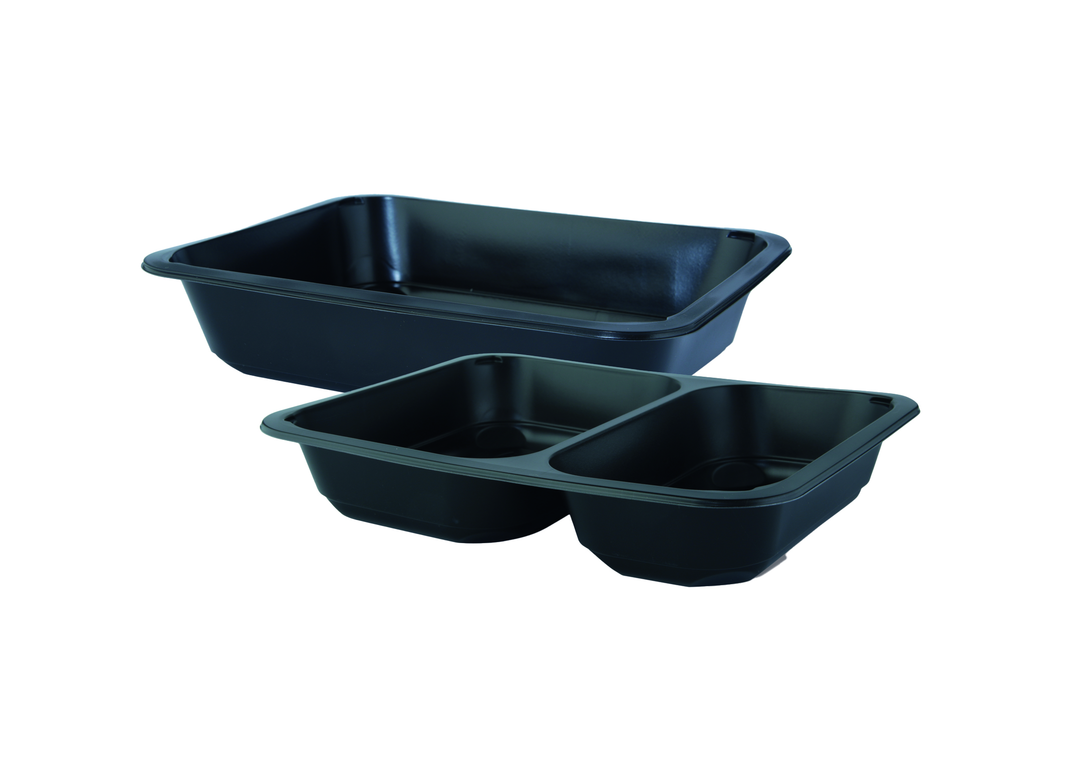 (Bild für) Menü Box 2 schwarz 50 Stück 1