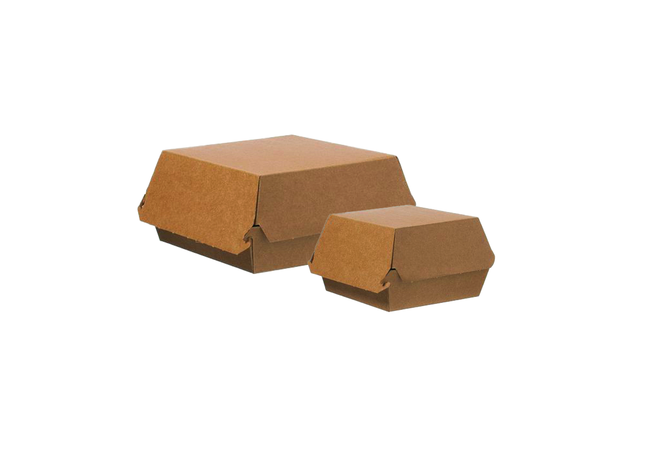 (Bild für) Hamburger Box L Kraft 50Stk. 3