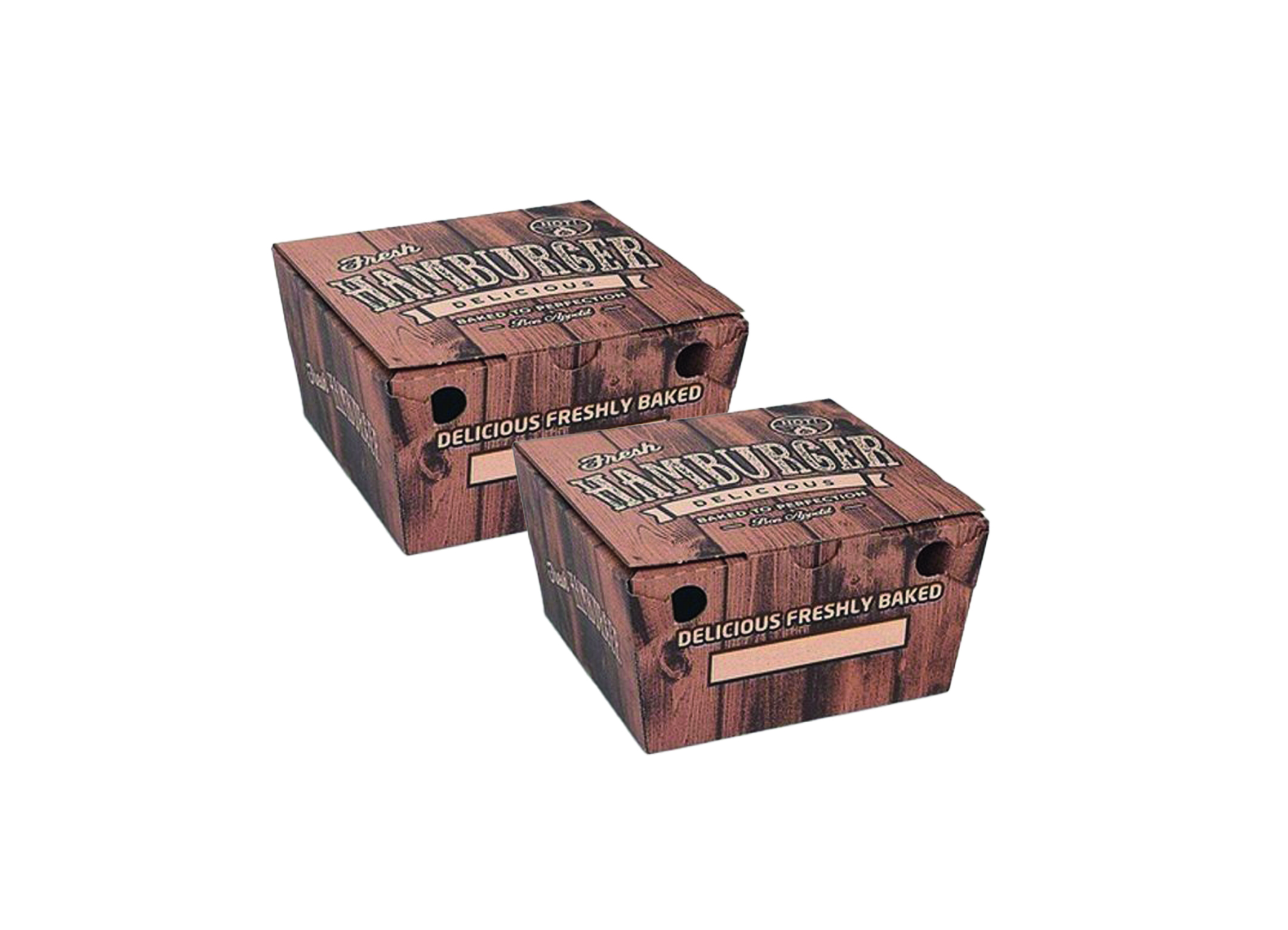 (Bild für) Hamburger Box 150x150x95mm 100